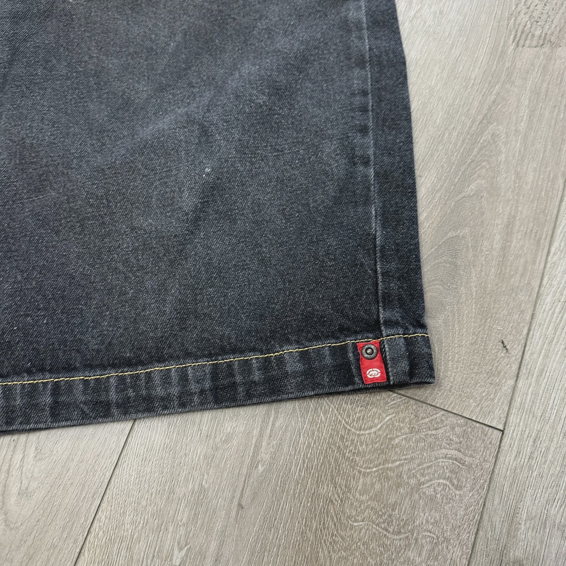 Ecko Unltd. "Denim Foundry" Loose-Fit Black Denim Jorts • Pre-Owned [6042] - photo 6