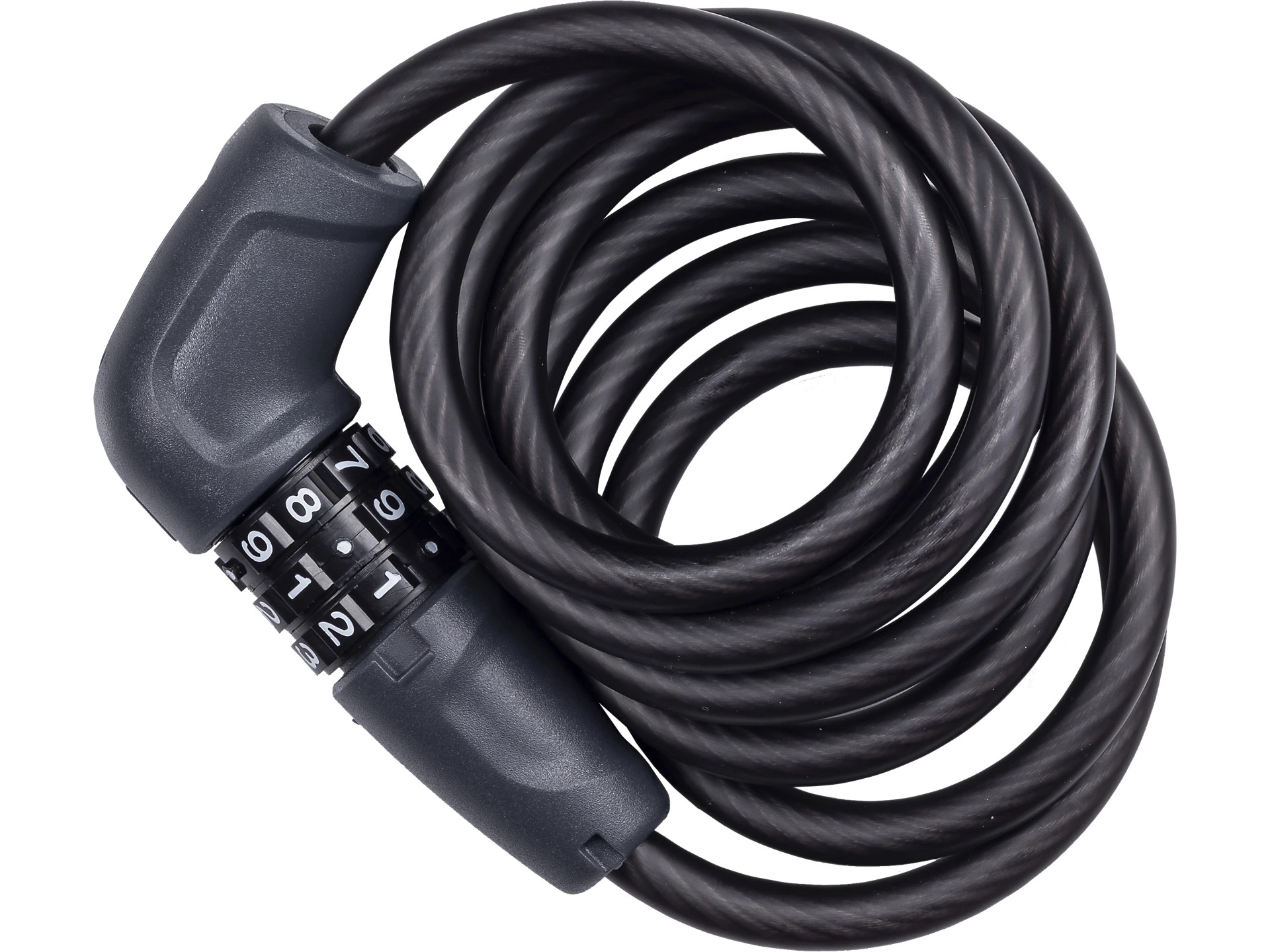 Bontrager Cable Combo Lock, Black 8mm x 150cm (59.1")