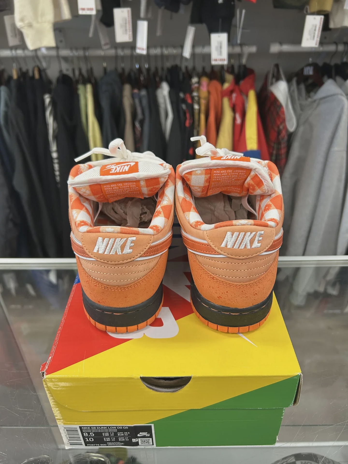 Nike SB Dunk Low Concepts Orange Lobster • Pre-Owned [6633] - photo 6