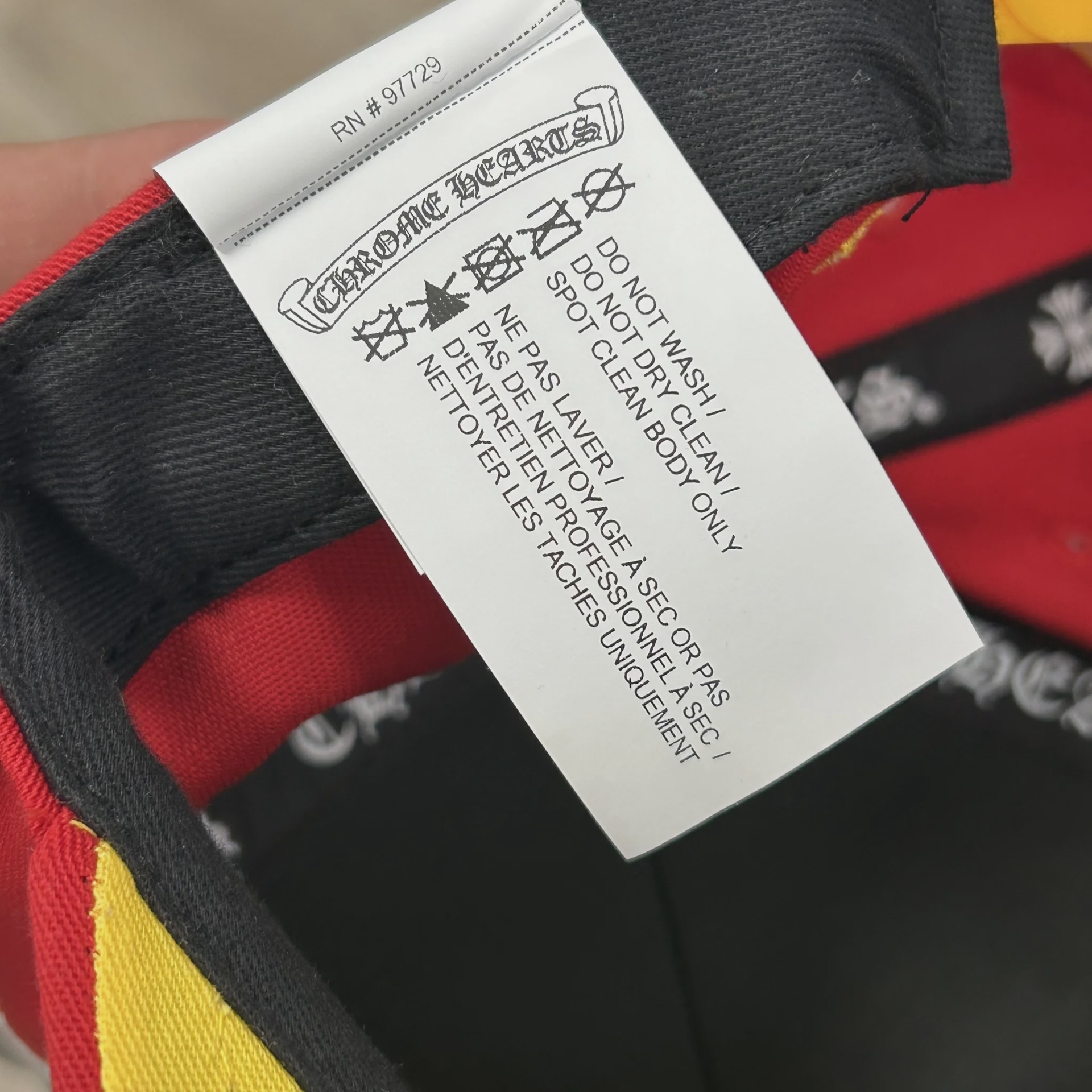Chrome Hearts Baseball Hat 'Red/Yellow' • Pre-Owned [1013] - photo 6