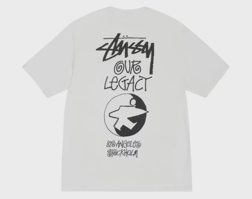Stussy x Our Legacy Work Shop Surfman Pigment Dyed Tee Natural • Brand New [2418]