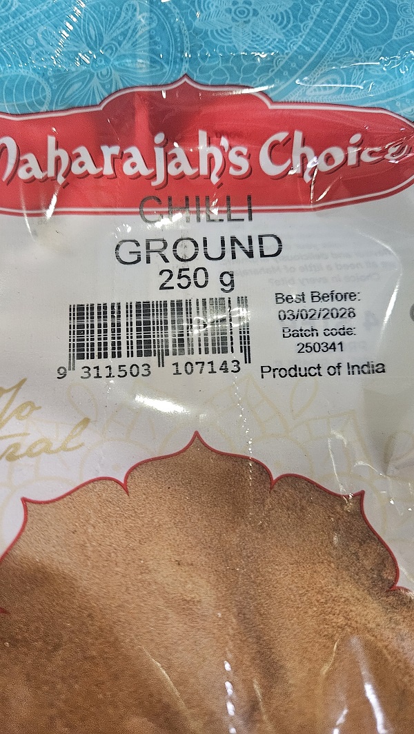 Maharaja Chilli Ground 250g