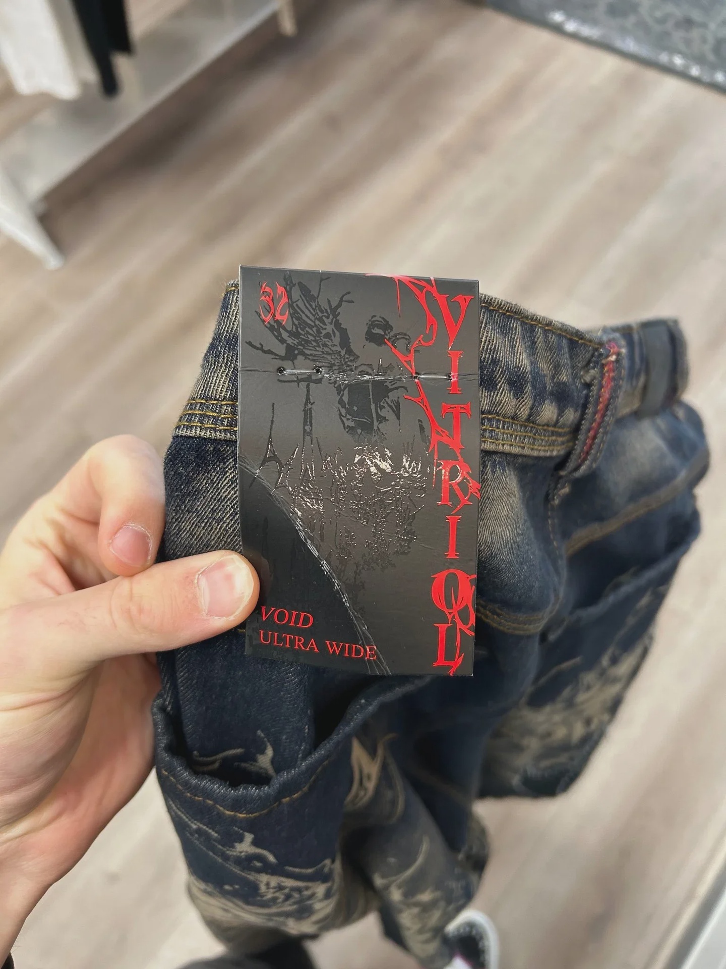 Void Extra Wide Dark Blue Baggy Jeans • Brand New [3464] - photo 3