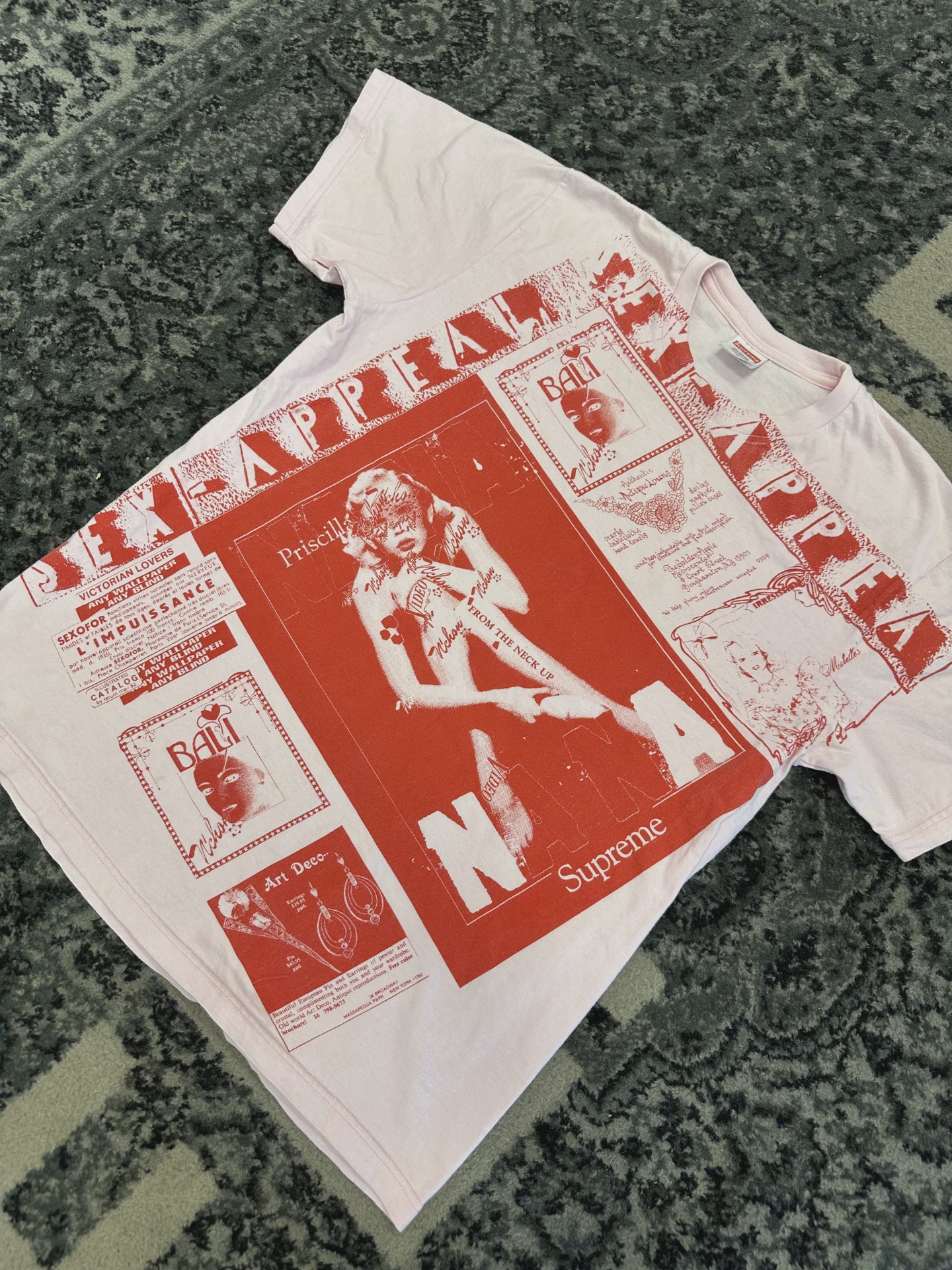 Supreme Collage Tee Light Pink • Pre-Owned [0457] - photo 2