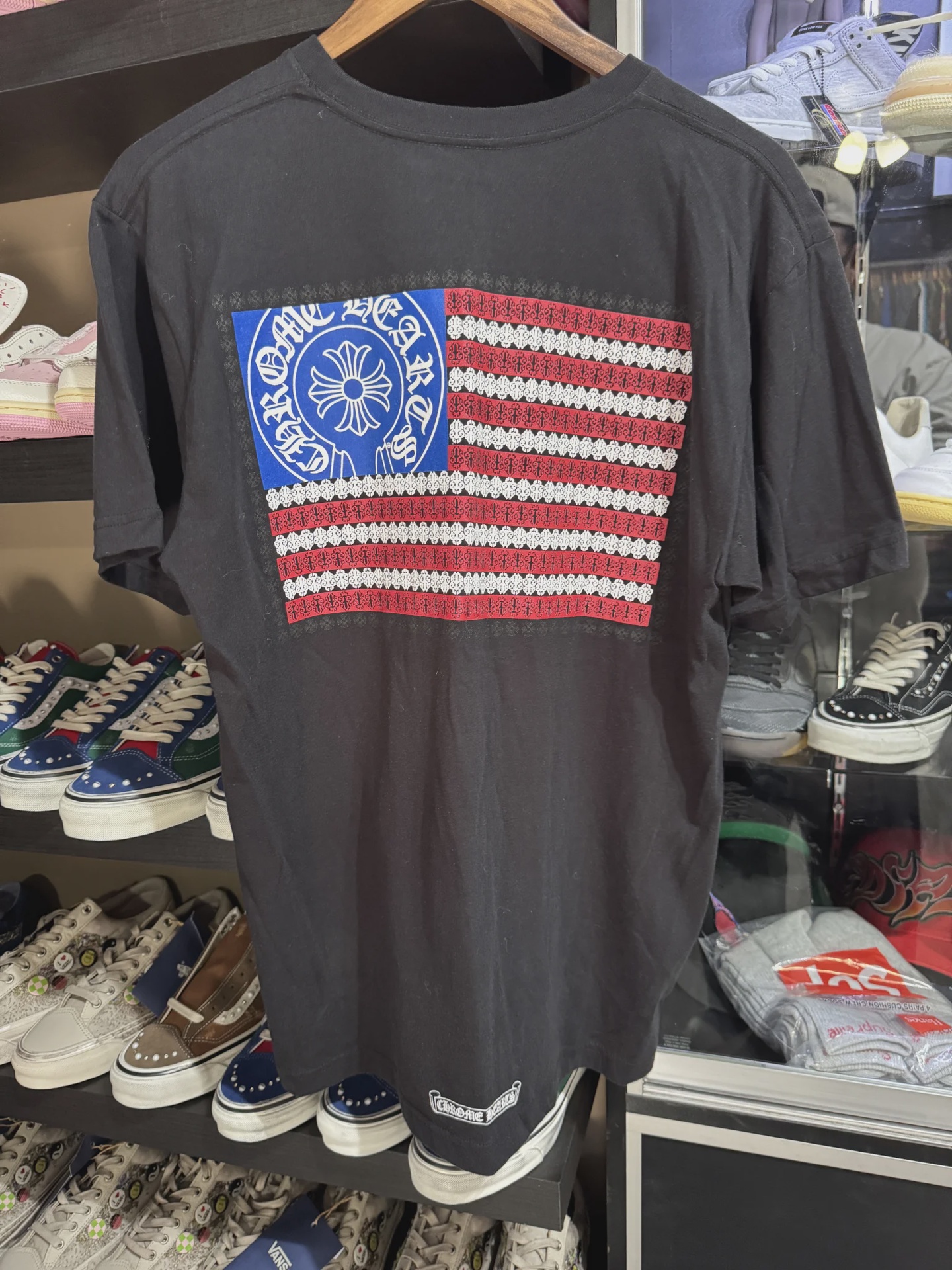Chrome Hearts Chrome Hearts American Flag Tee - Size L