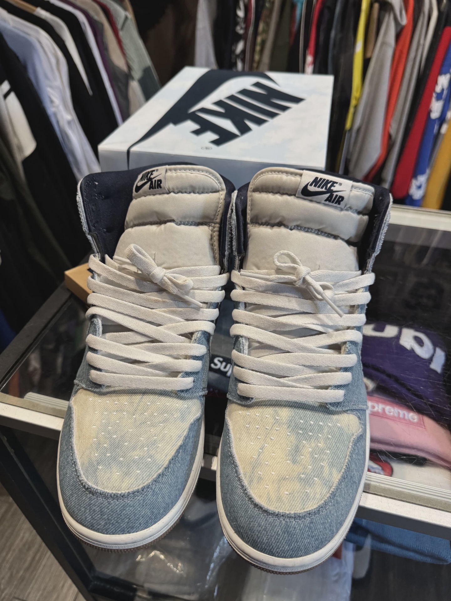 Air Jordan 1 Retro High Original Denim • Pre-Owned [9490] 2