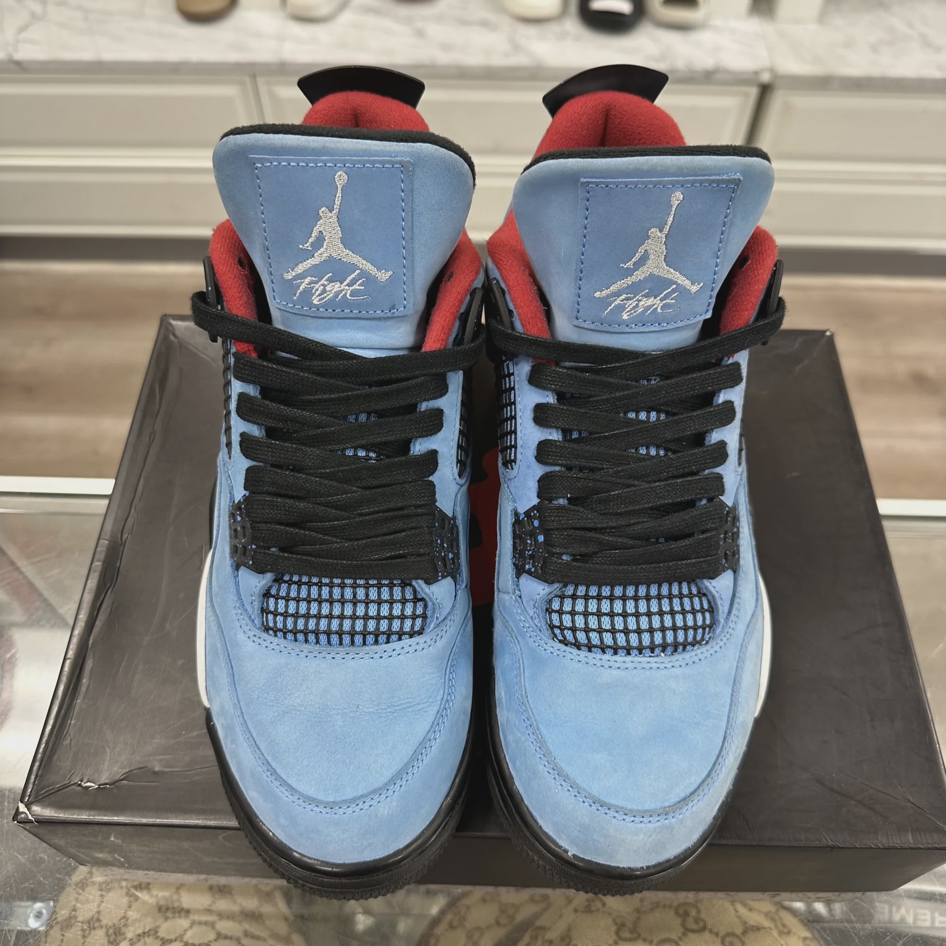 Air Jordan 4 Retro Travis Scott Cactus Jack • Pre-Owned [7454] - photo 4