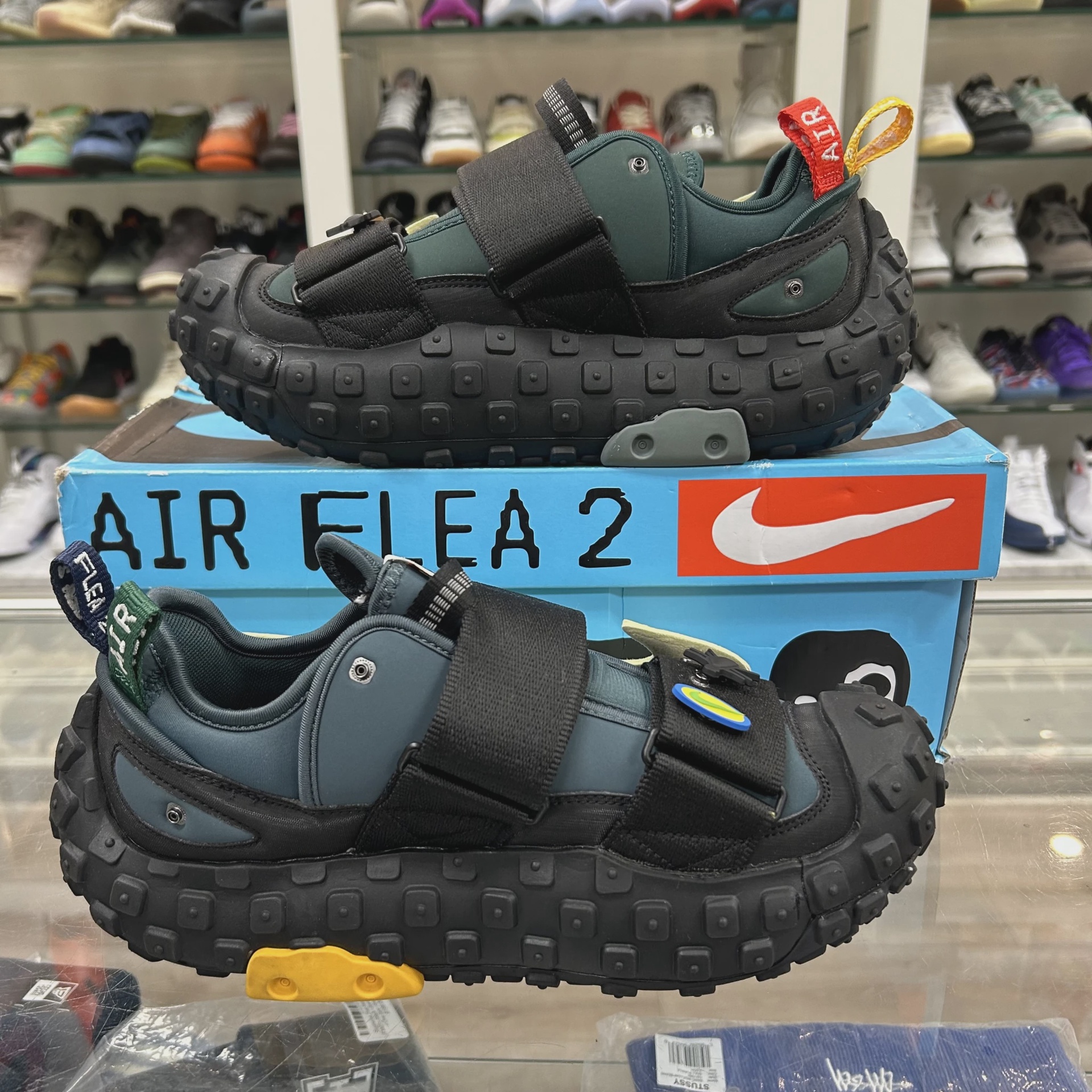 Nike CPFM Air Flea 2 Cactus Plant Flea Market Faded Spruce • Pre-Owned [9745] 7