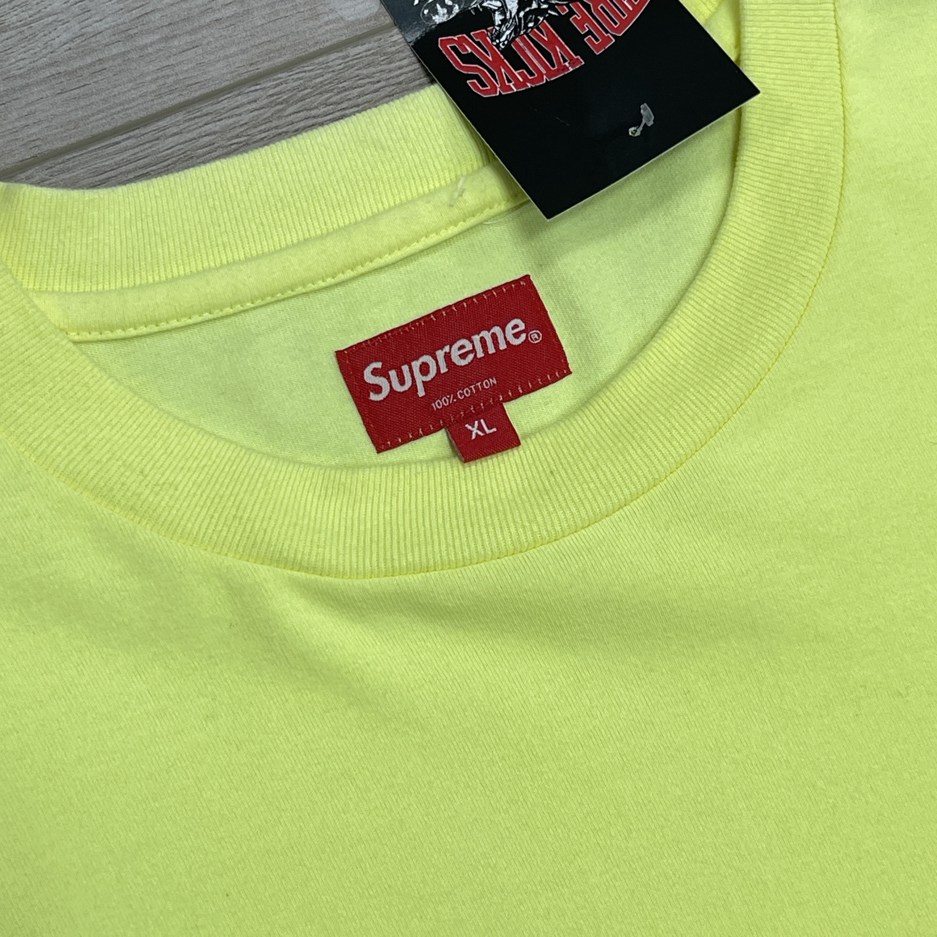 FW20 Supreme Small Box Logo Yellow 3
