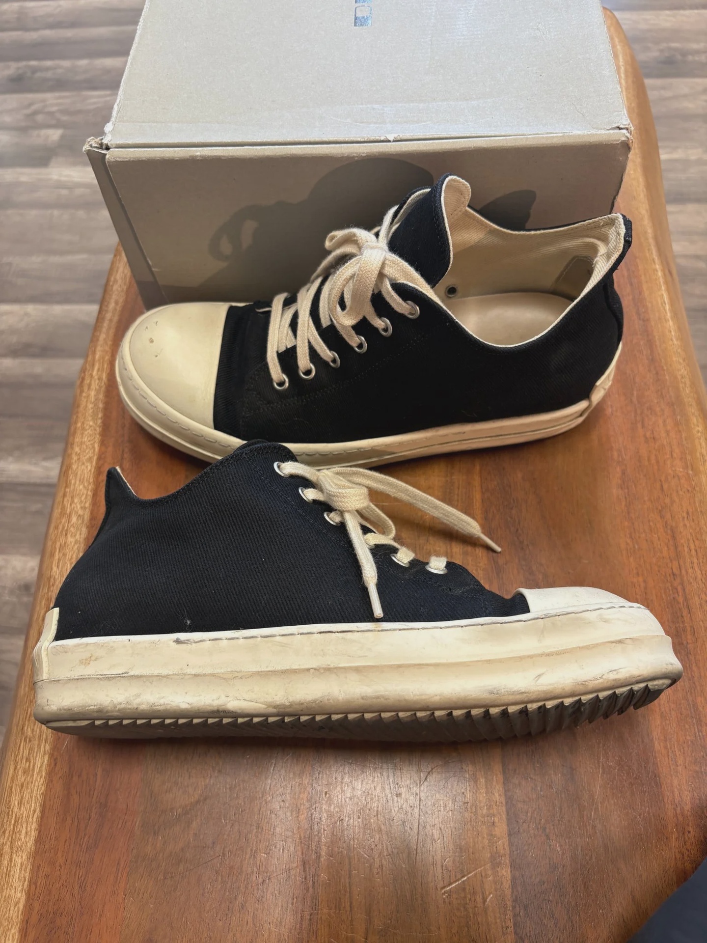 Rick Owens Rick Owen DRKSHD Low - Size US M 7