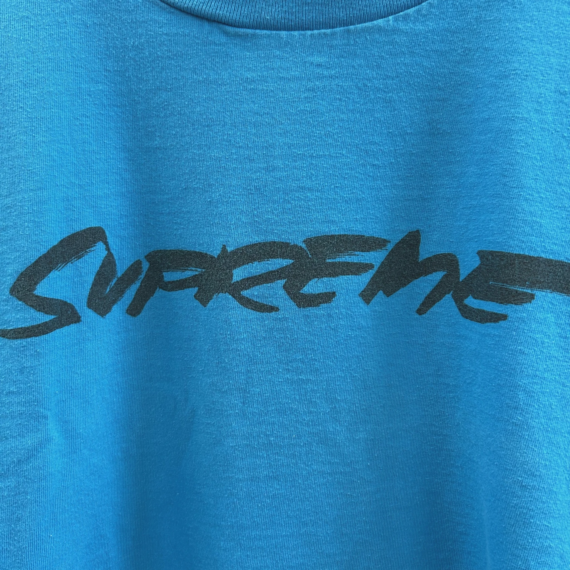 Supreme Futura Box Logo Tee Bright Blue • Pre-Owned [9055] 5