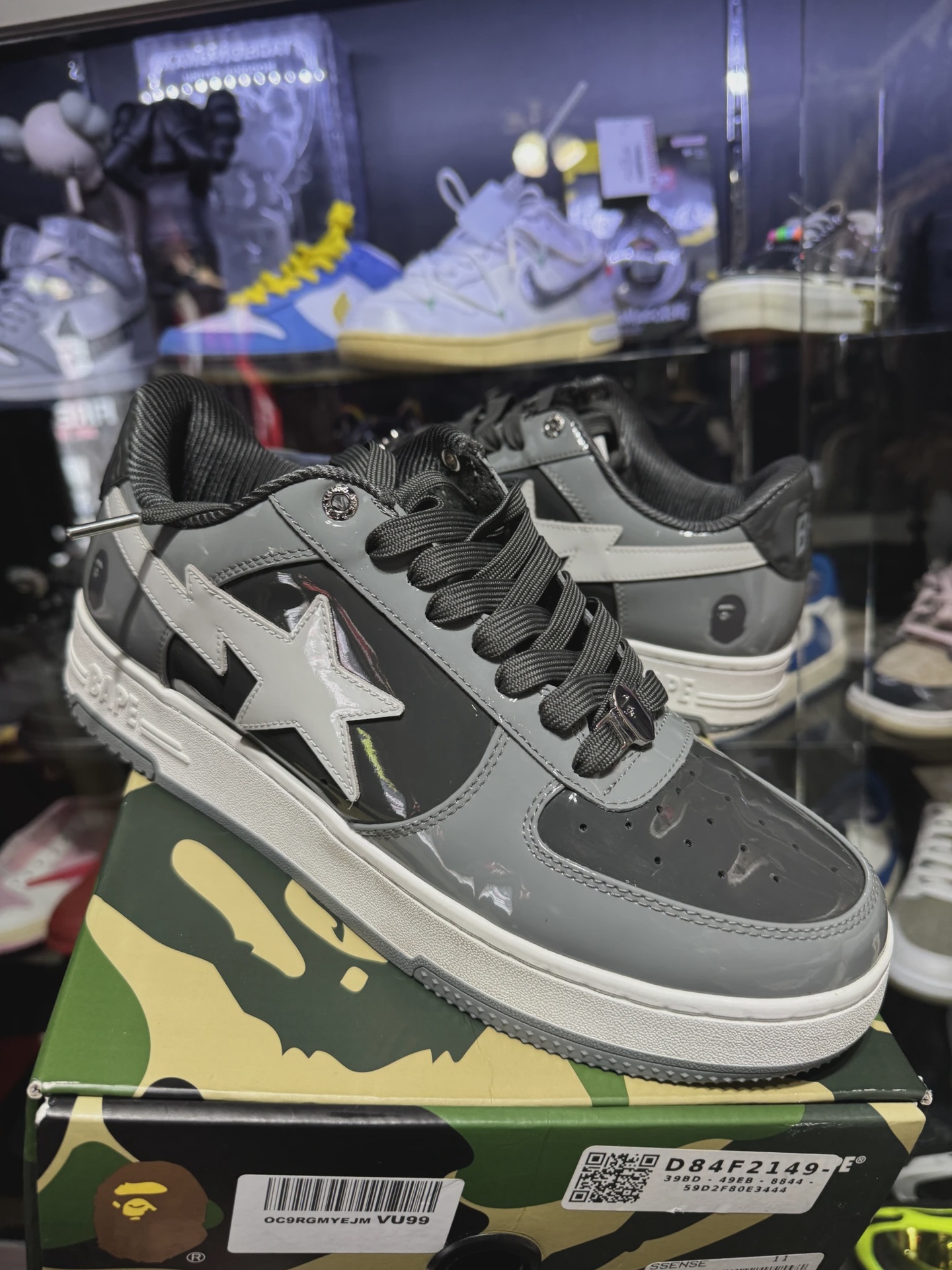 A Bathing Ape Bape Sta #1 Grey • Pre-Owned [5234]