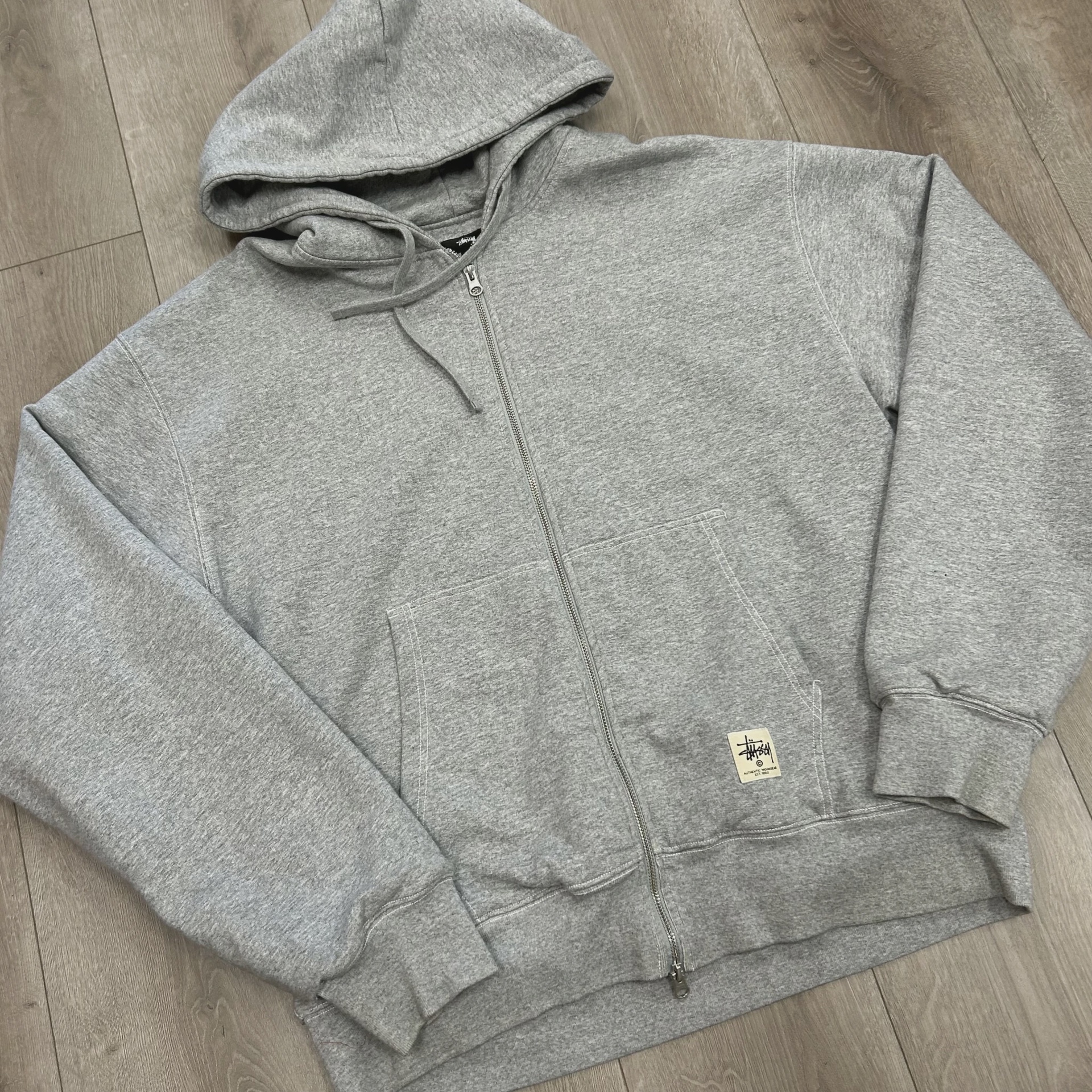 Stüssy Double Face Label Zip Hoodie  • Pre-Owned [2601] 5