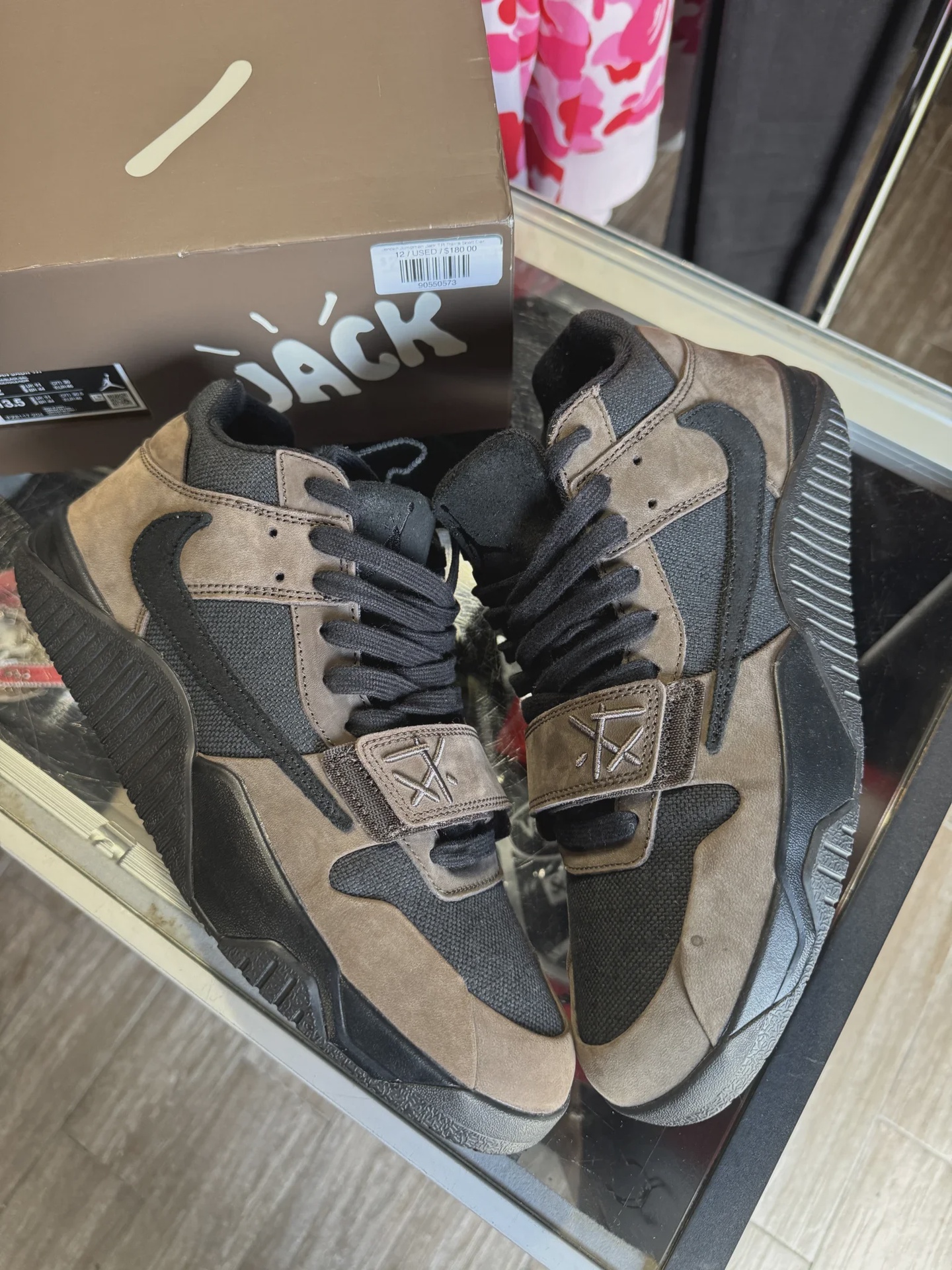 Jordan Jordan Jumpman Jack TR Travis Scott Dark Mocha - Size US M 12
