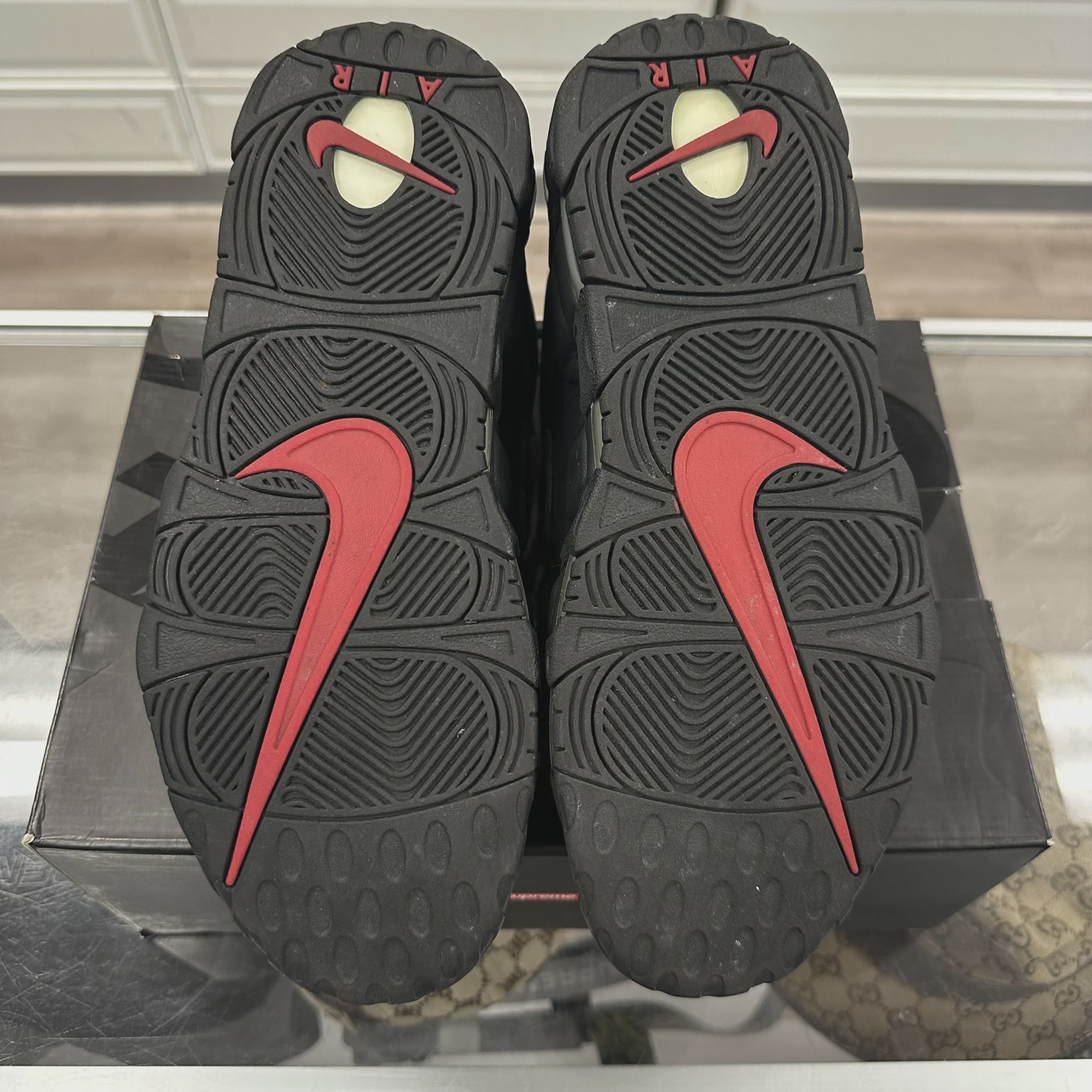 Nike Air More Uptempo Supreme Suptempo Black • Pre-Owned [3143] - photo 3