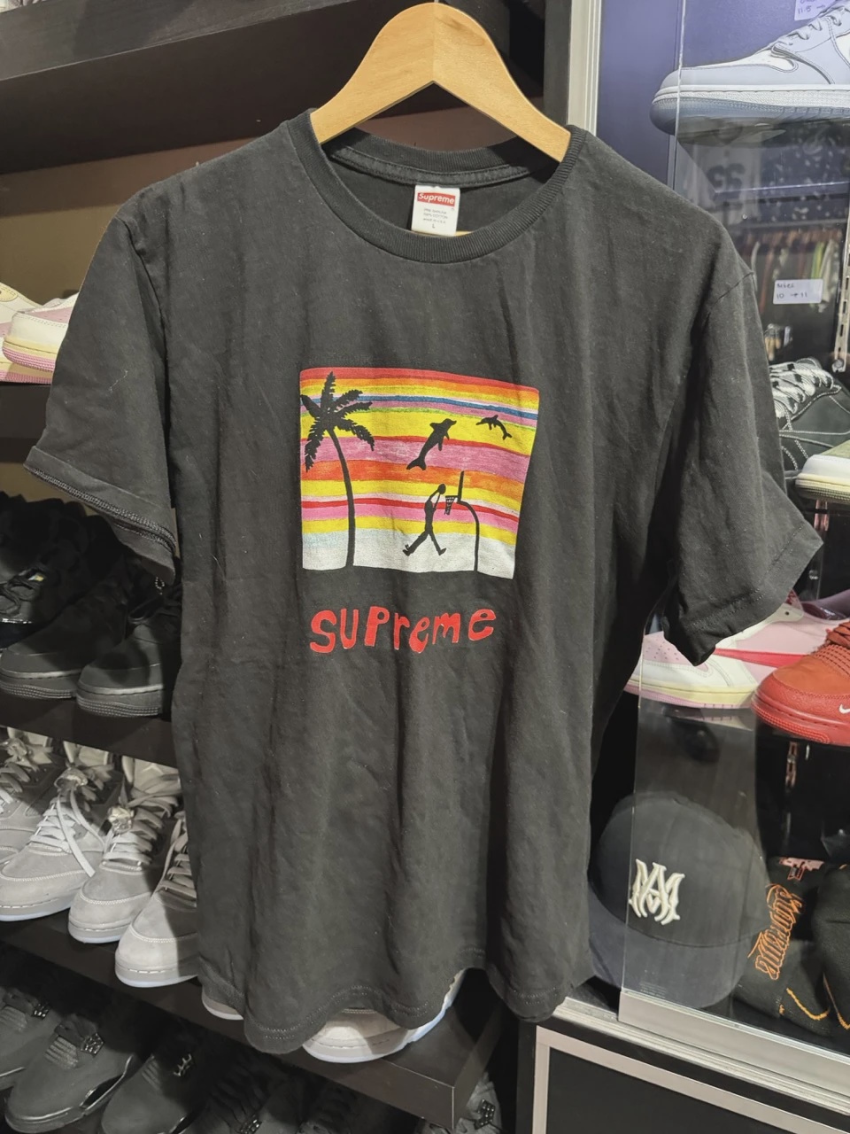 Supreme Dunk Tee Black • Pre-Owned [5738]