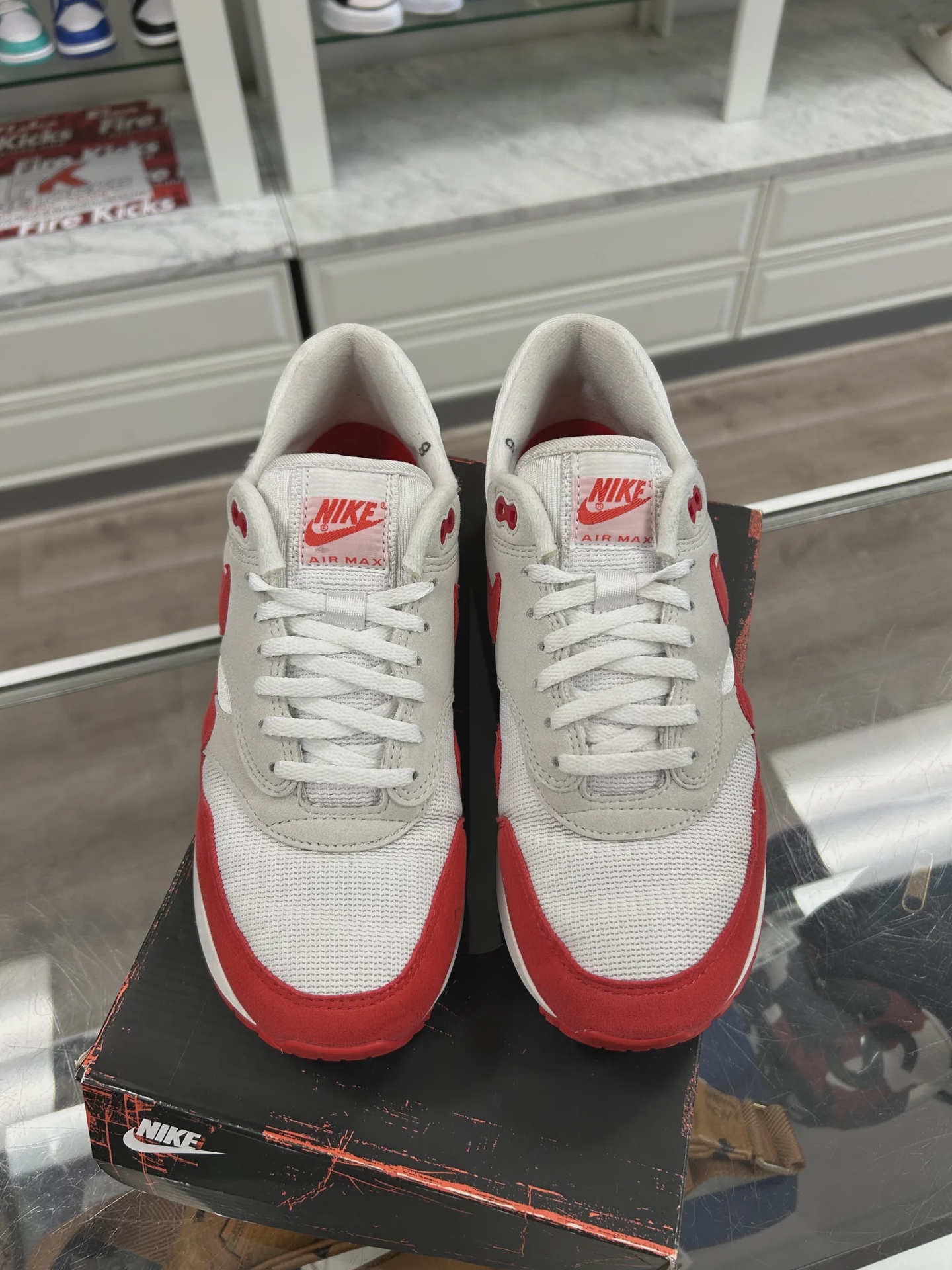 Nike Air Max 1 '86 Original Big Bubble Sport Red • Pre-Owned [1231] - photo 2