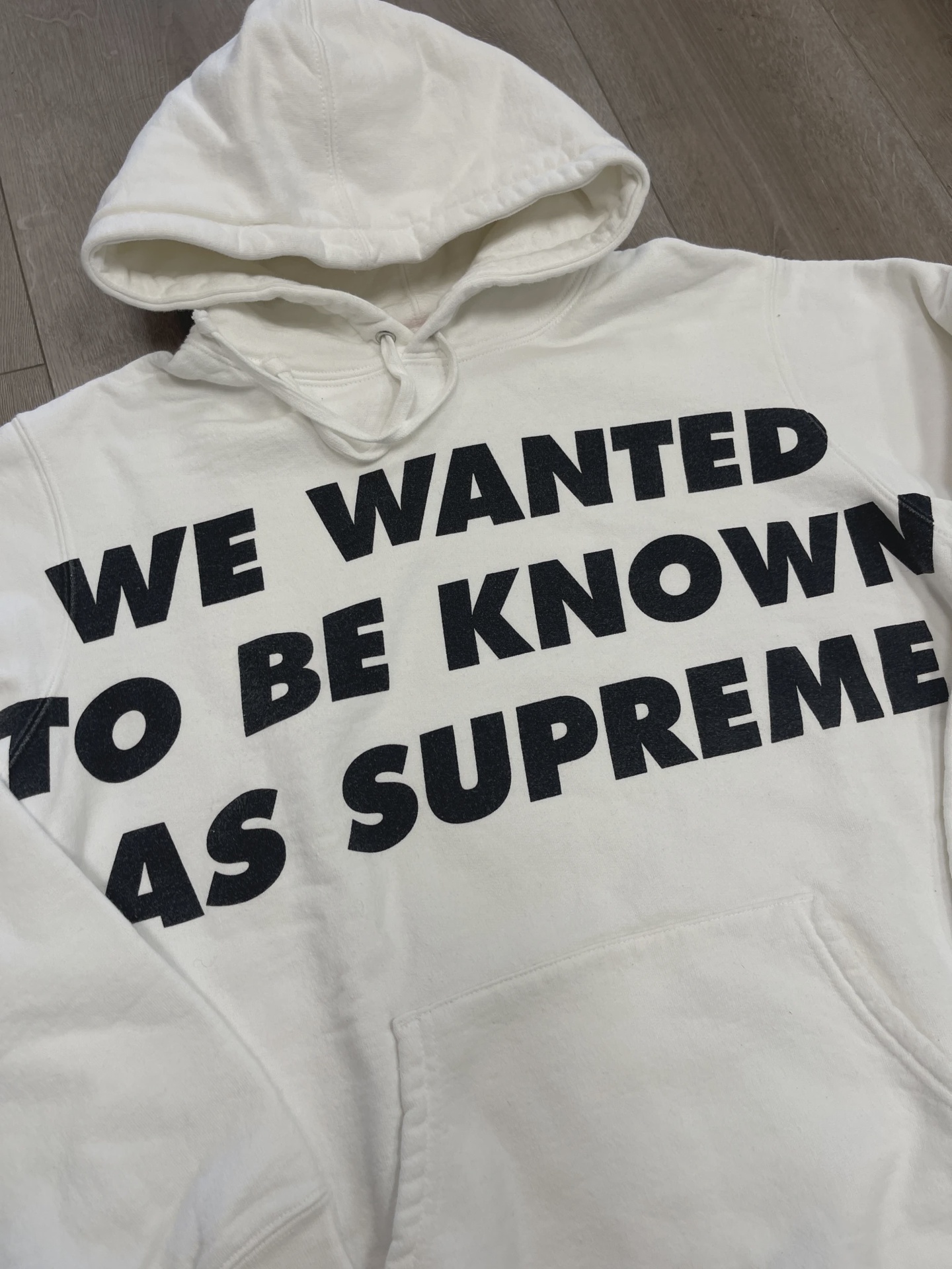 SS20 Supreme Known As Hooded Sweatshirt White • Pre-Owned [6139] 2