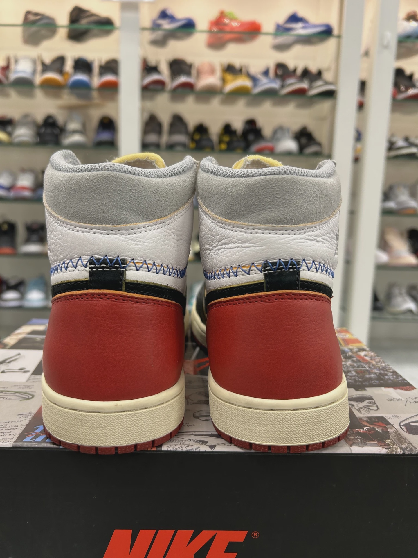 Air Jordan 1 Retro High Union Los Angeles Black Toe • Pre-Owned [0514] - photo 6