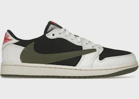 Jordan Air Jordan 1 Retro Low Original SP Travis Scott Olive (Women's) - Size US W 13.5