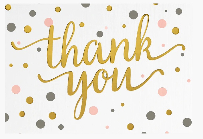 Peter Pauper - Thank you Notelets (D)