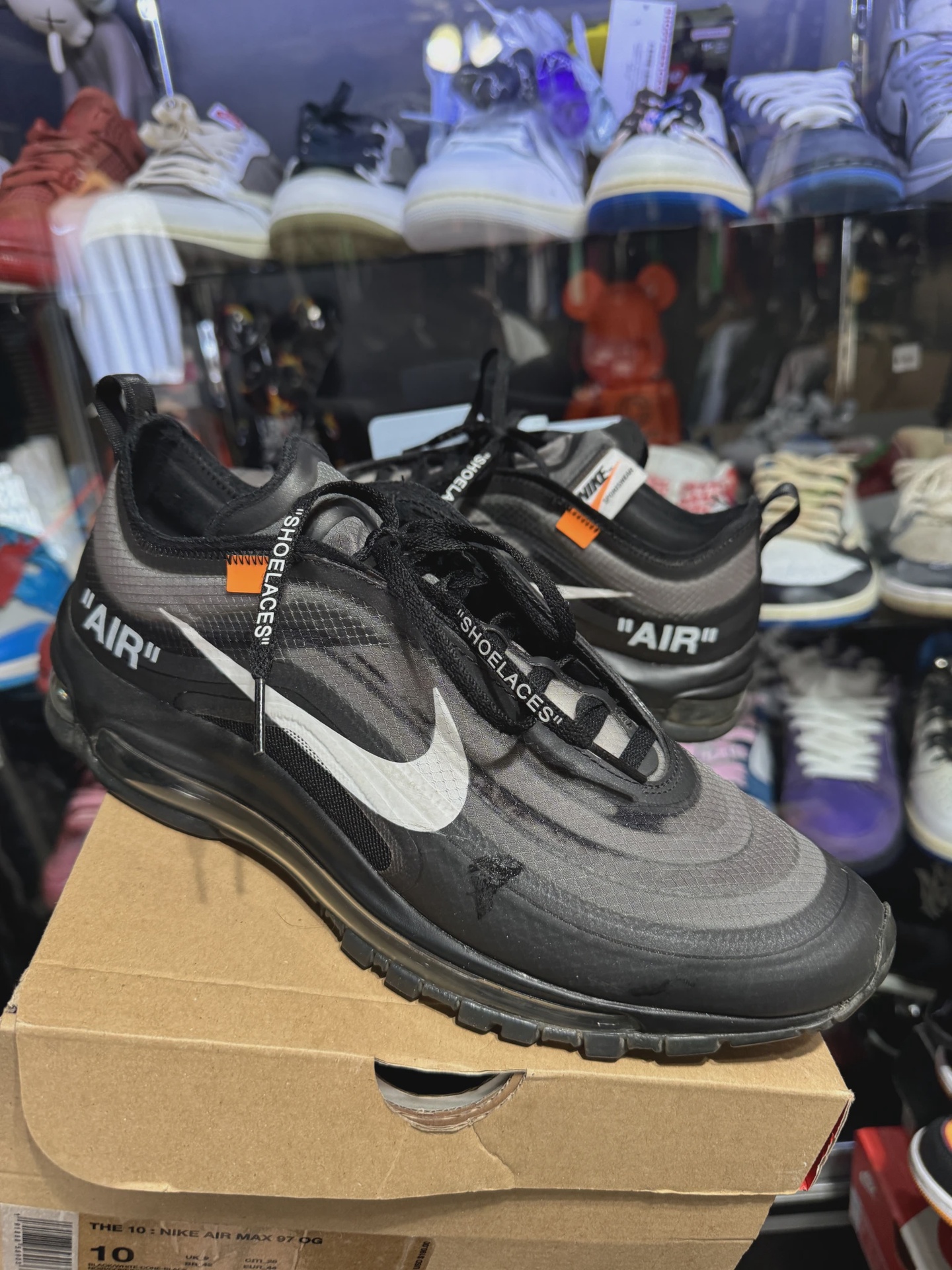 Nike Air Max 97 Off-White Black • Pre-Owned [9752]