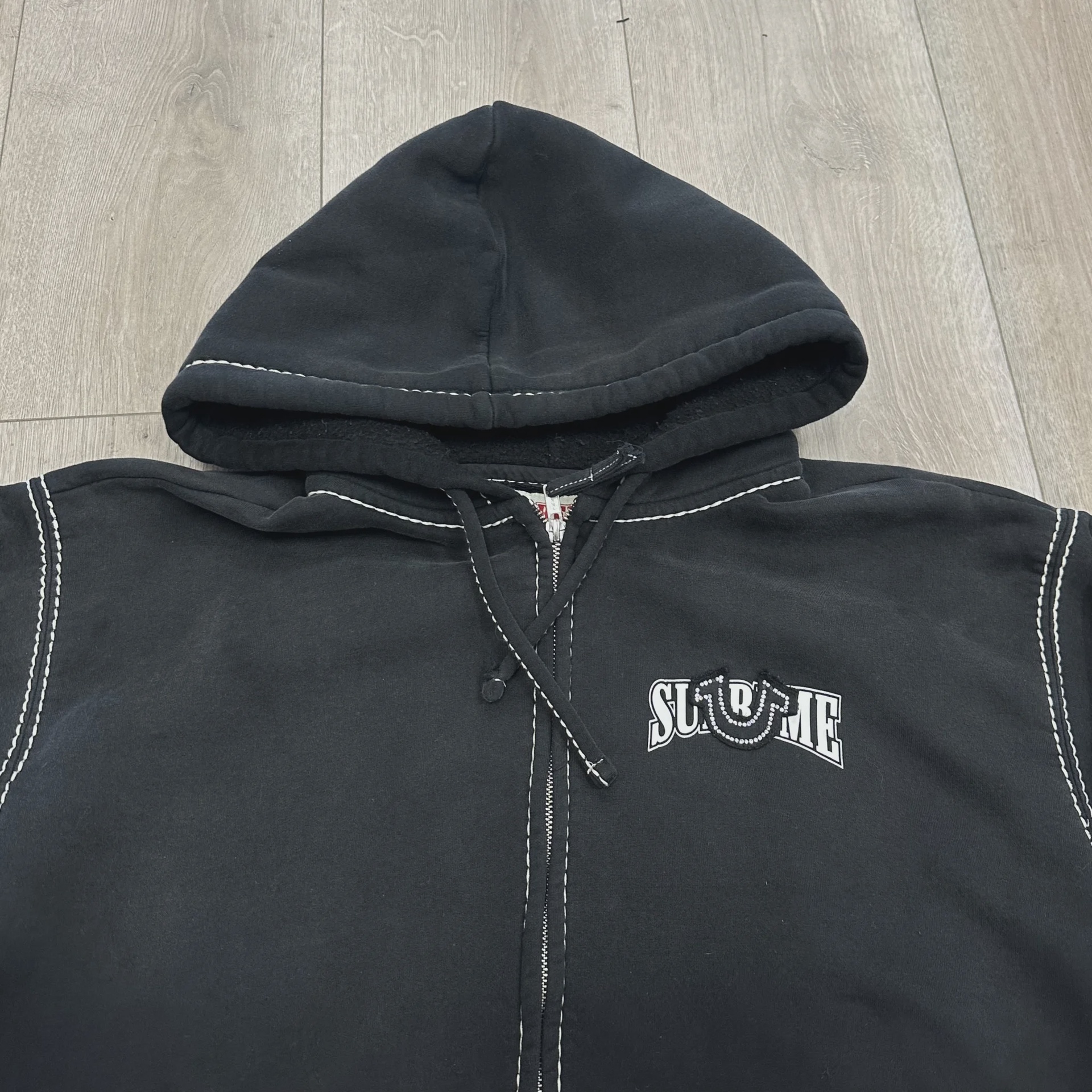 FW22 Supreme True Religion Zip Up Hoodie • Pre-Owned [7072] - photo 6