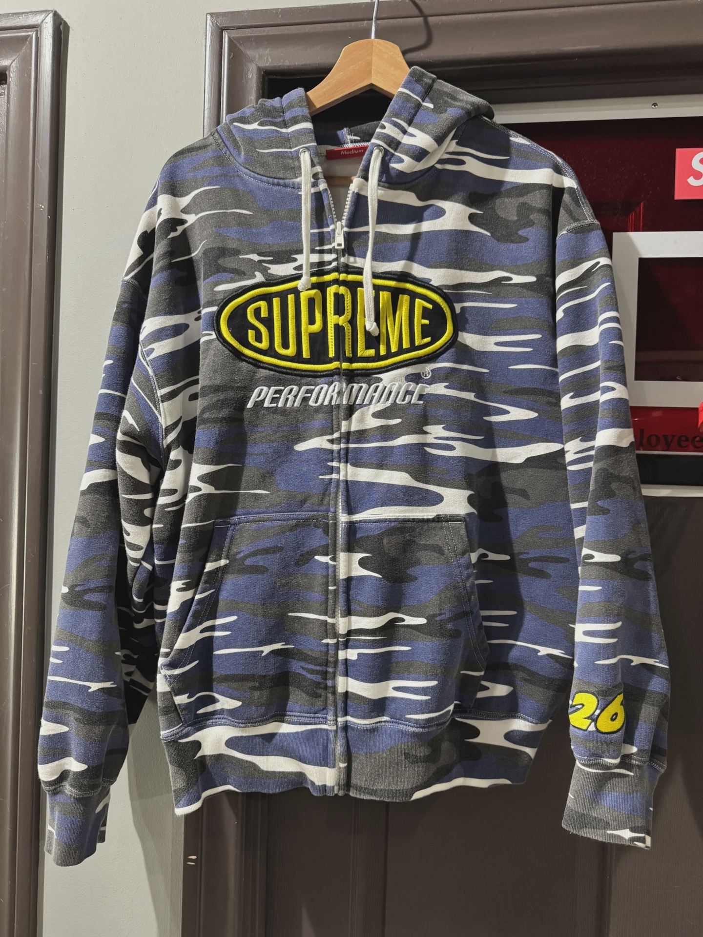 Supreme Supreme Performance Zip Up Hooded Sweatshirt - Size M