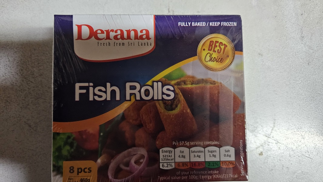 Derana Fish Savory Rolls 8pcs 460g