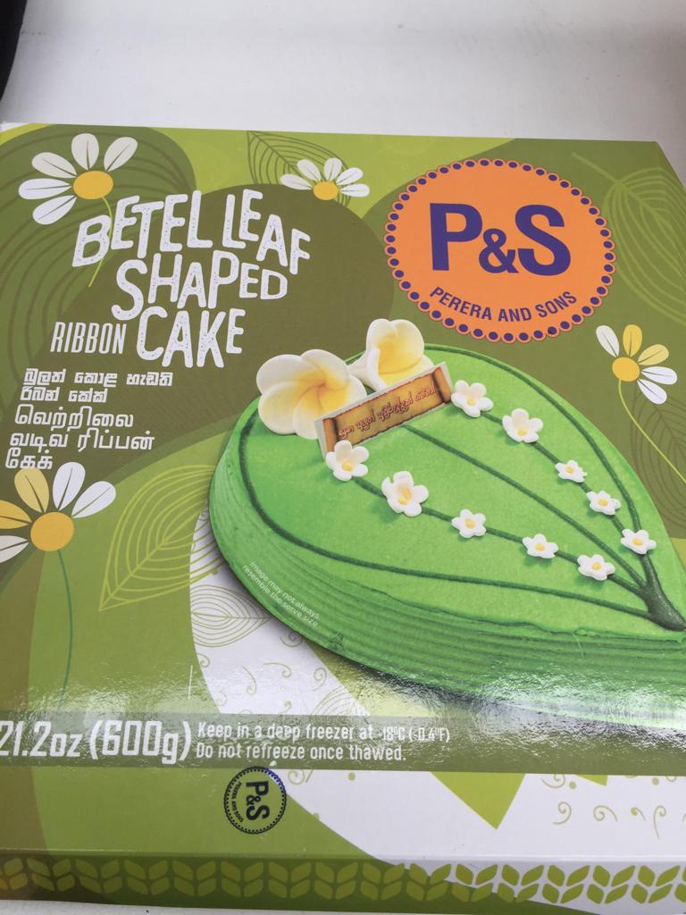 P&S Betel Leaf Ribbon Cake 600g (Only on Shop Visits)