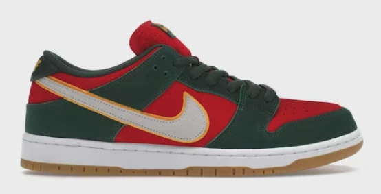 Nike Nike SB Dunk Low Pro PRM Seattle Supersonics - Size US M 8.5