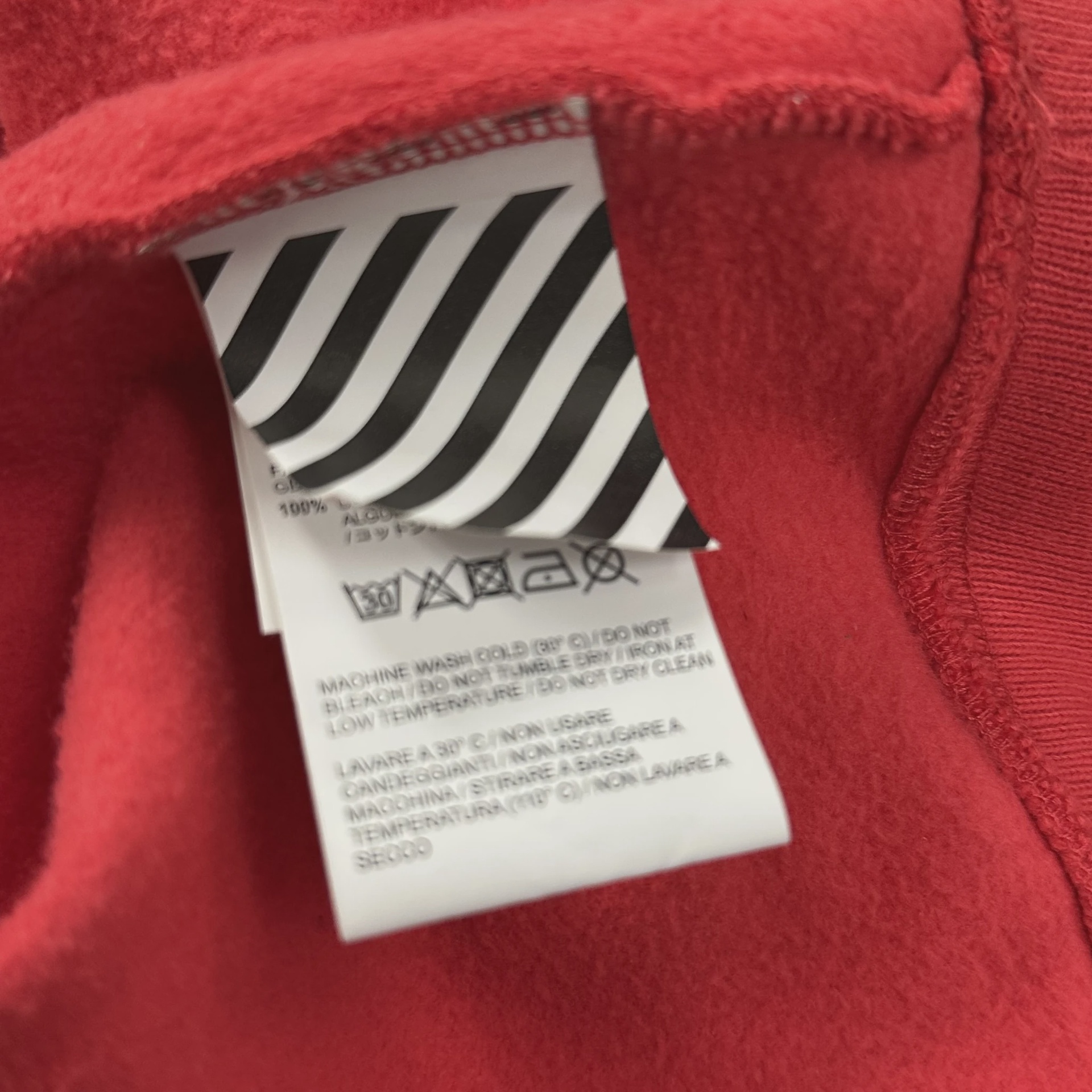 Off-White "Diag Bernini" Hoodie • Pre-Owned [0624] 3