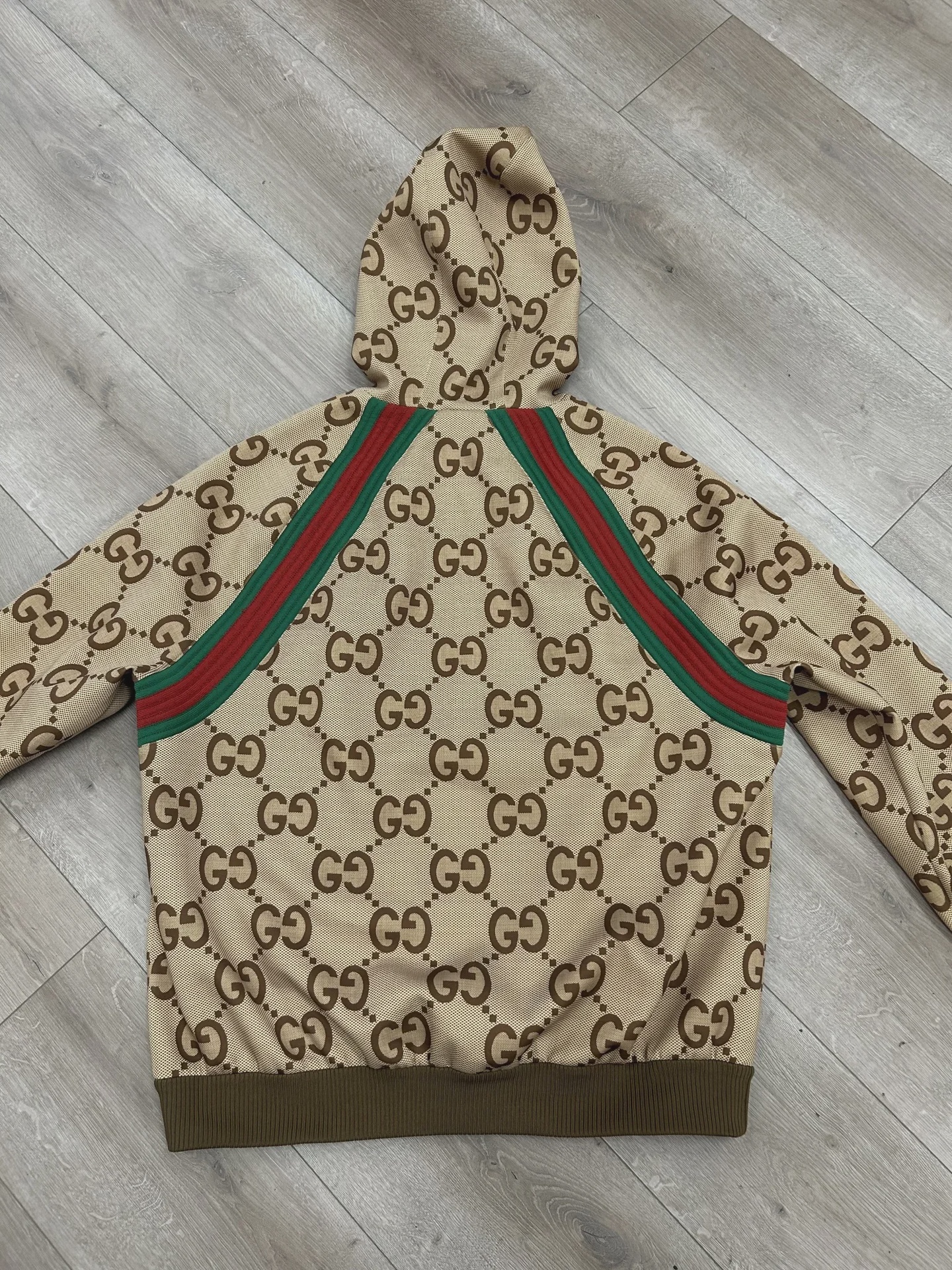 GUCCI Jumbo GG Zipped Hoodie • Pre-Owned [7596] - photo 6