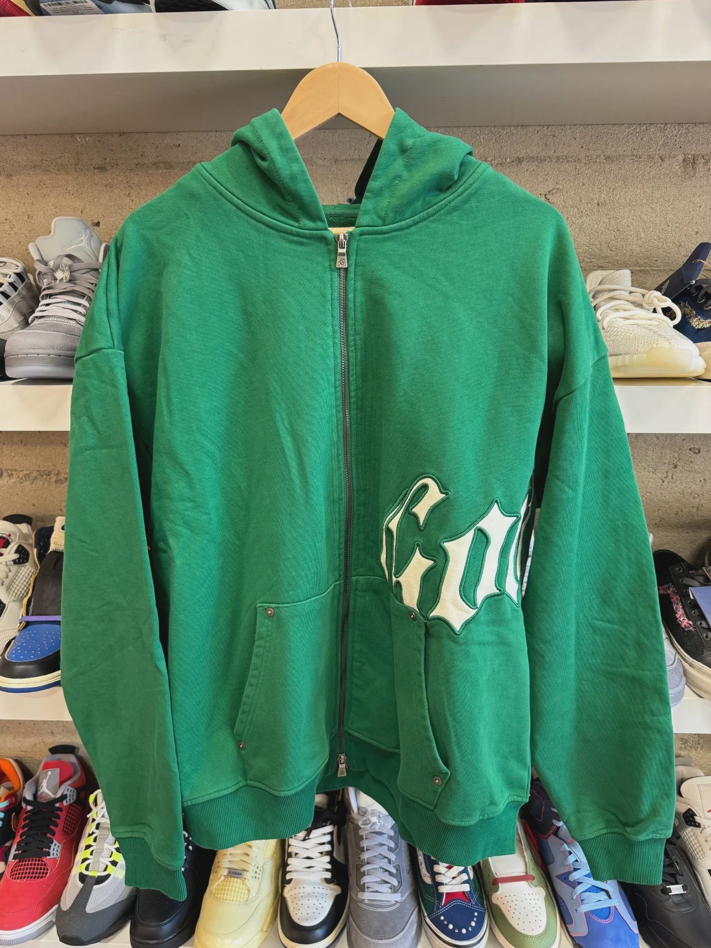 Godspeed Green Cross Logo Zip Up Hoodie  • Brand New [5607] - photo 1