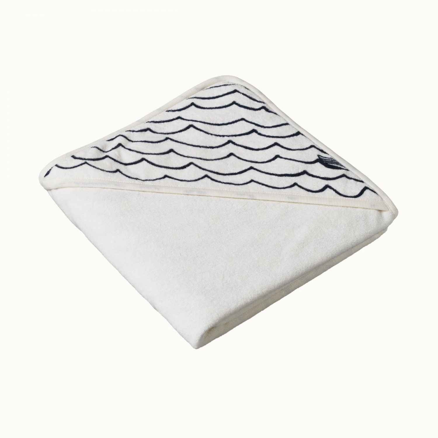 HOODED TOWEL - SAILOR PRINT