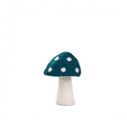 DOTTY MUSHROOM 11CM - DUCK BLUE