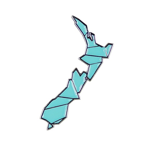 PIN BADGE GEOMETRIC MAP