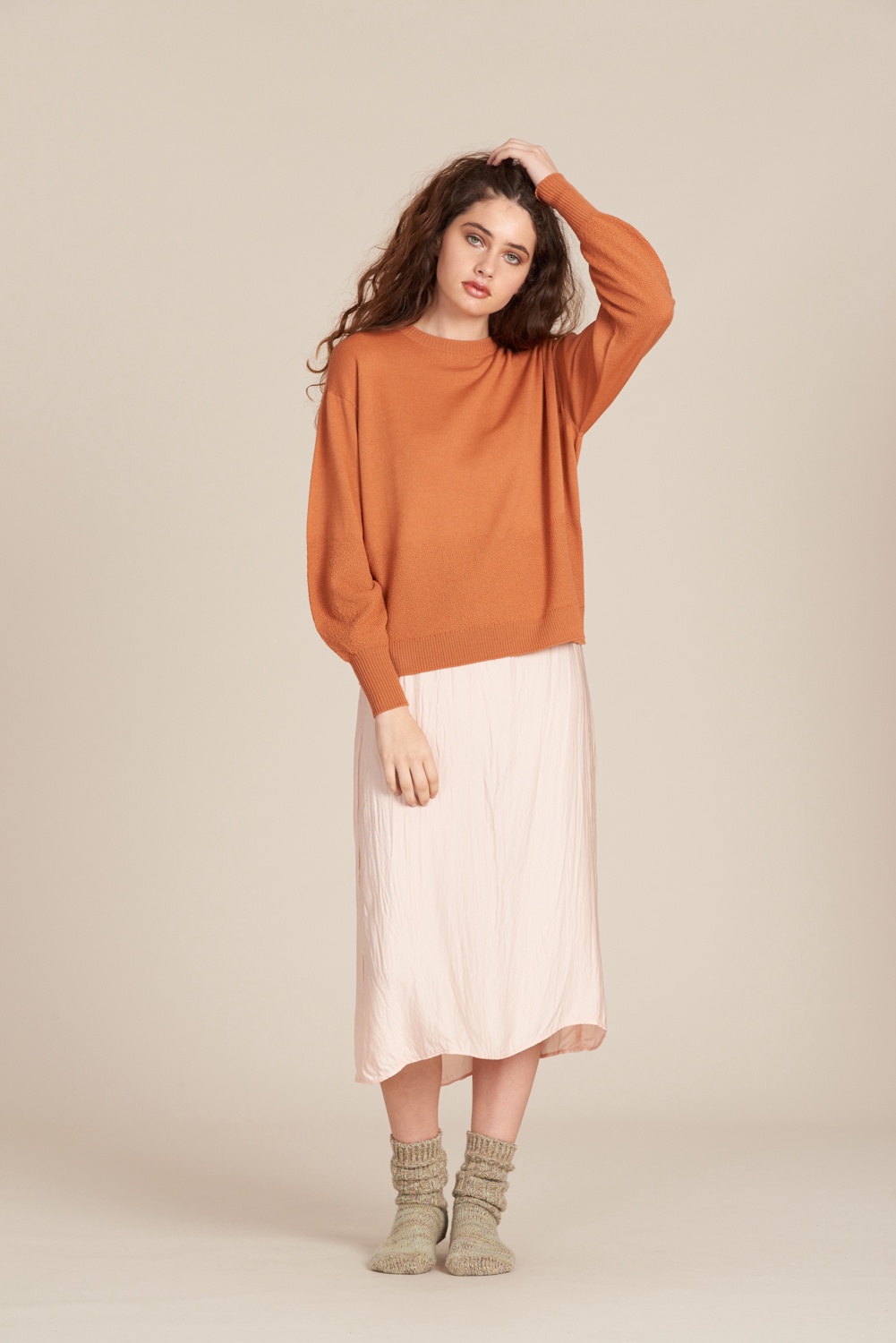 BELLE JUMPER - CINNAMON