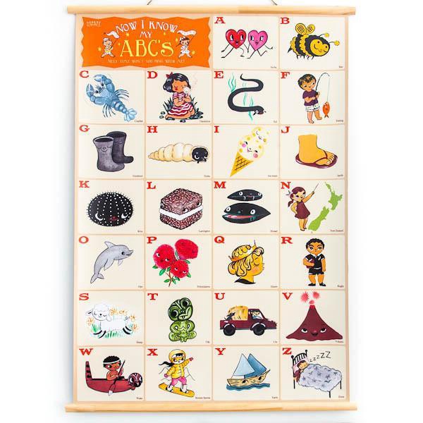 Misery Guts NZ ABC  Poster SIZE A1