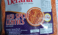 Derana Red Split Lentils 1kg