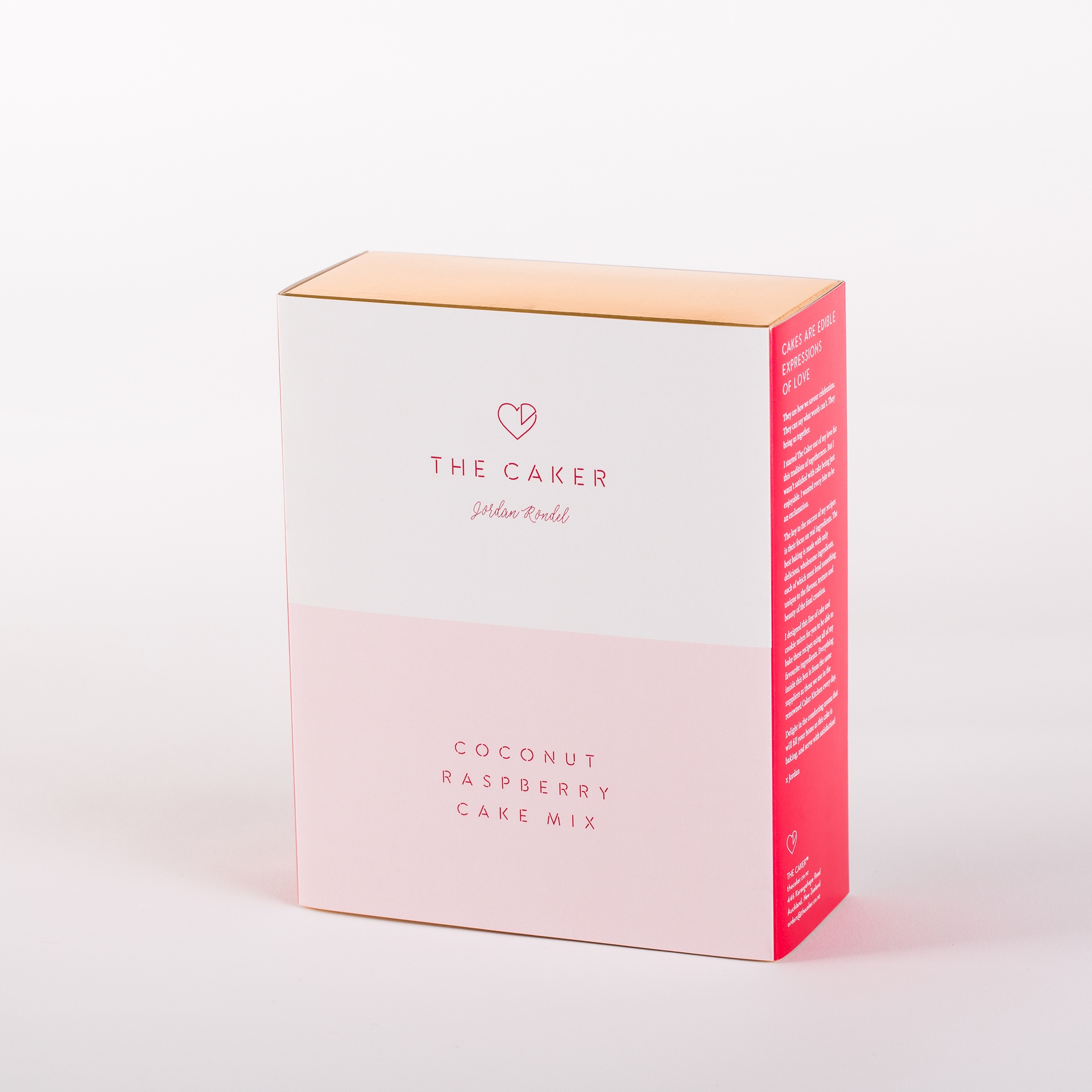 THE CAKER - COCONUT RASPBERRY CAKE MIX