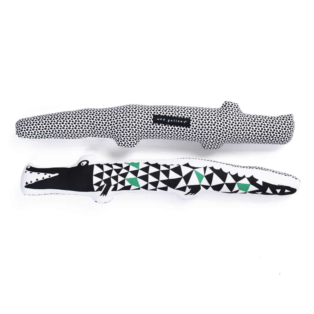 NURSERY FRIENDS THROW PILLOW - ALLIGATOR