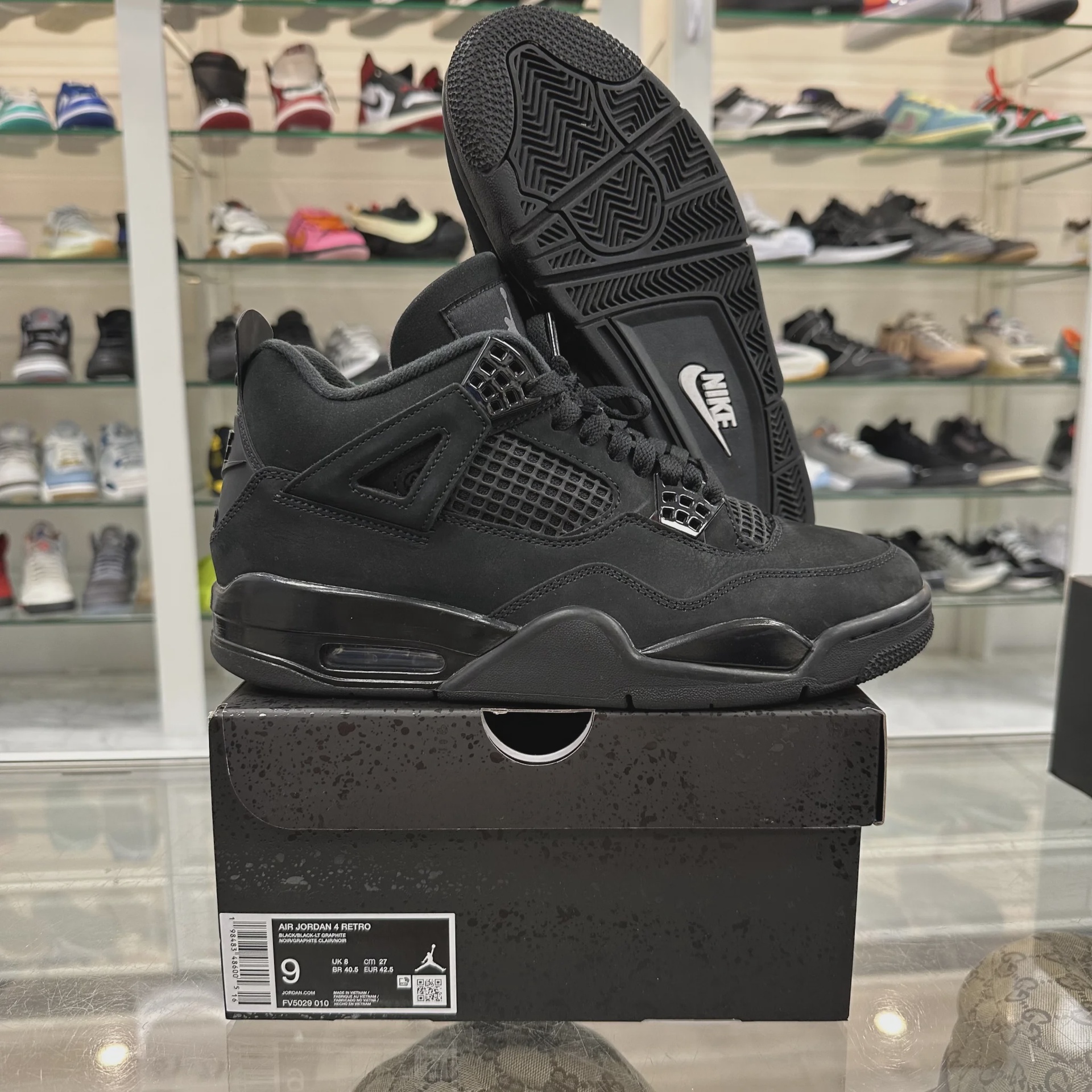 Air Jordan 4 Retro Black Cat (2025) • Pre-Owned [1489] - photo 6