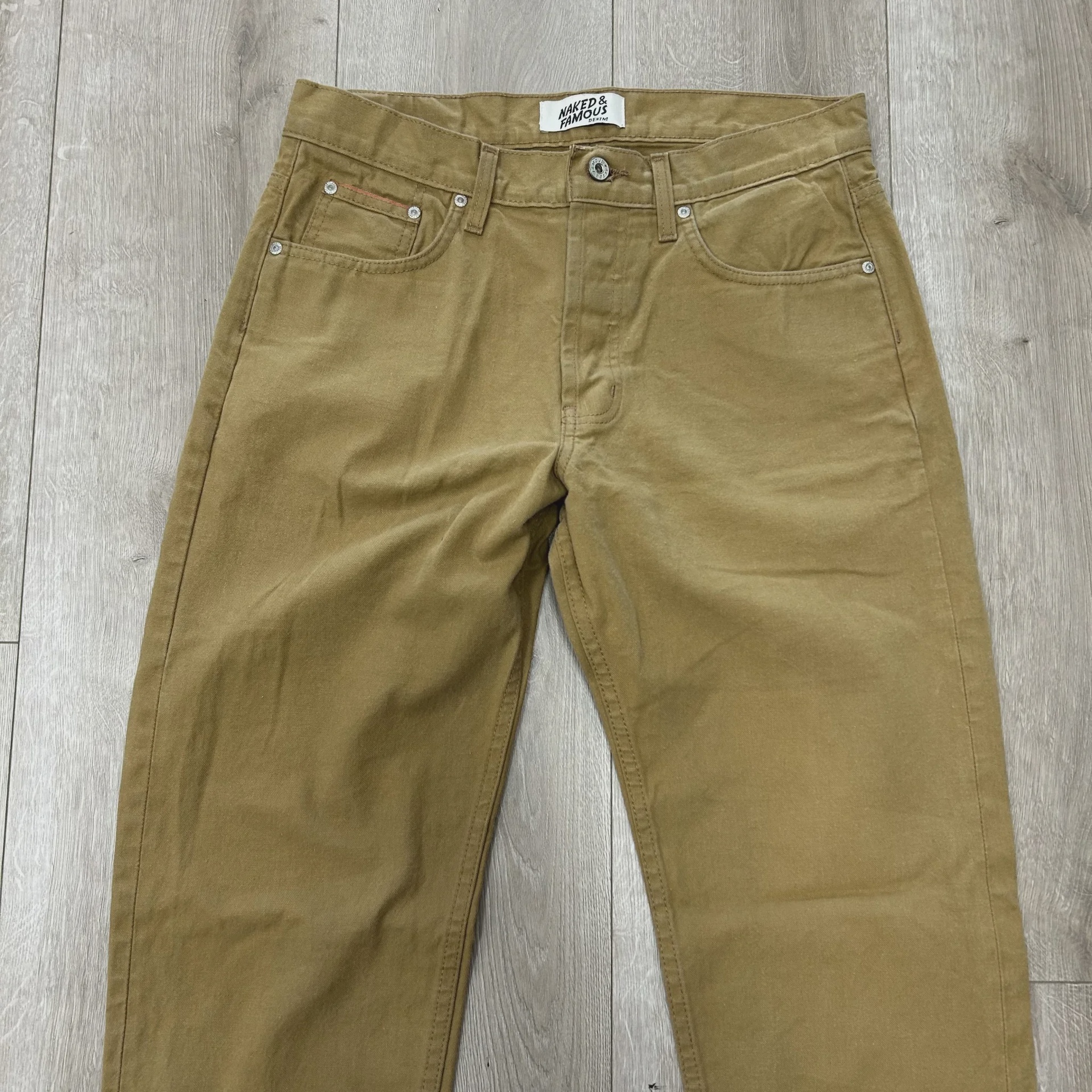 Naked & Famous Easy Guy Duck Canvas Selvedge Jeans  • Pre-Owned [2228] - photo 6