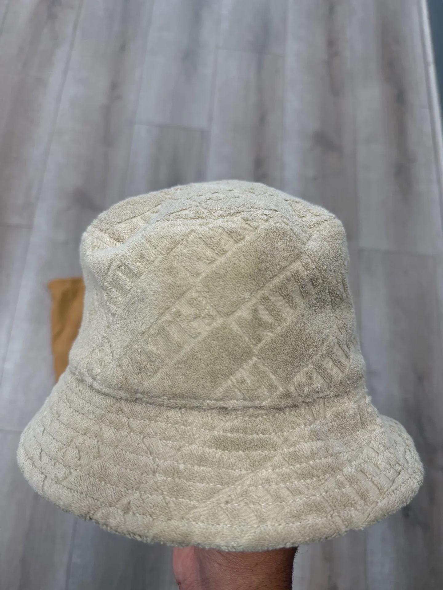 Kith Kith Terry Bucket Hat in the "Canvas" (Beige/Tan) - Size One Size