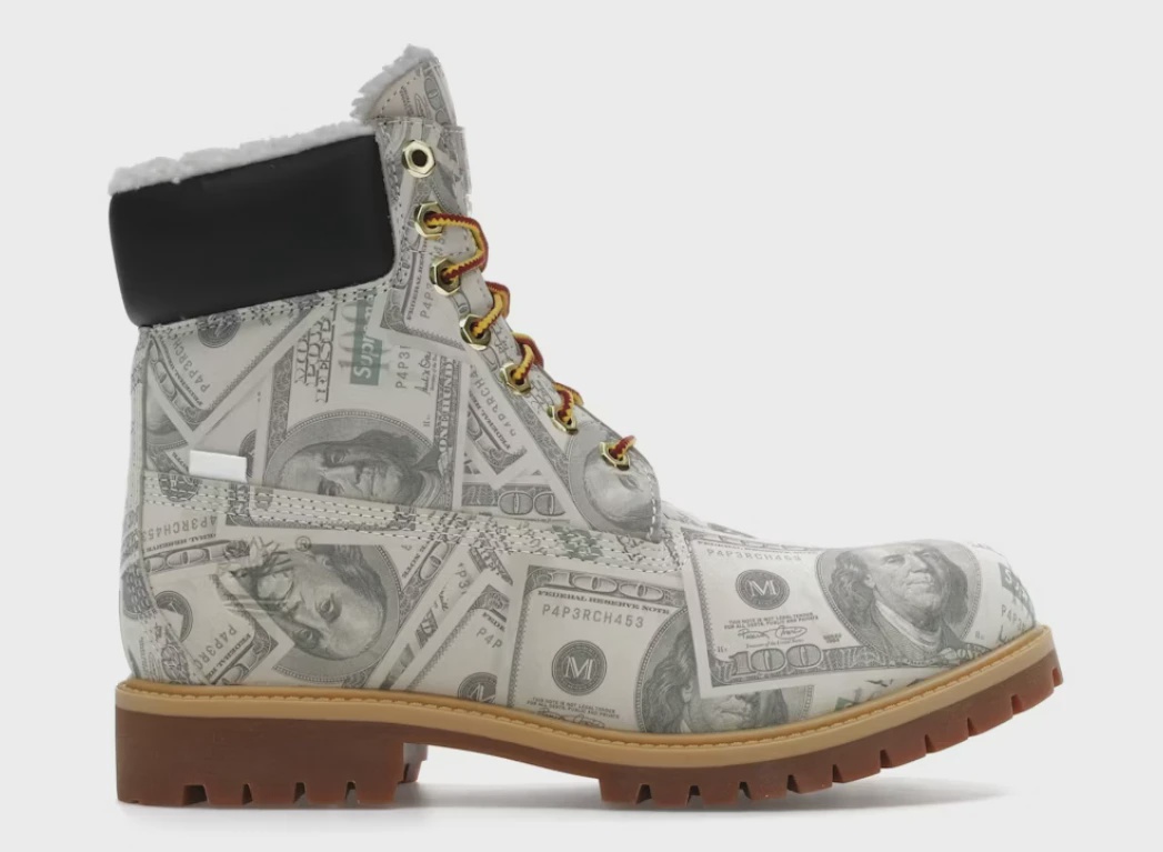Timberland 6" Premium Waterproof Boot Supreme x MM6 Maison Margiela $100 Bills • Brand New [1967]