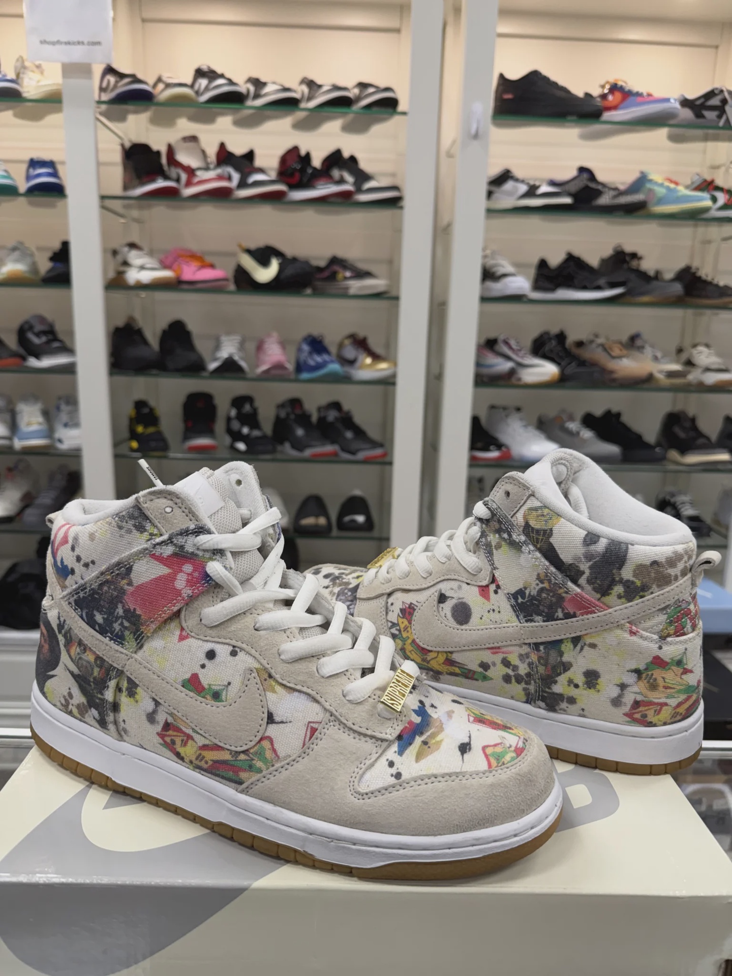 Nike Nike SB Dunk High Supreme Rammellzee - Size US M 10