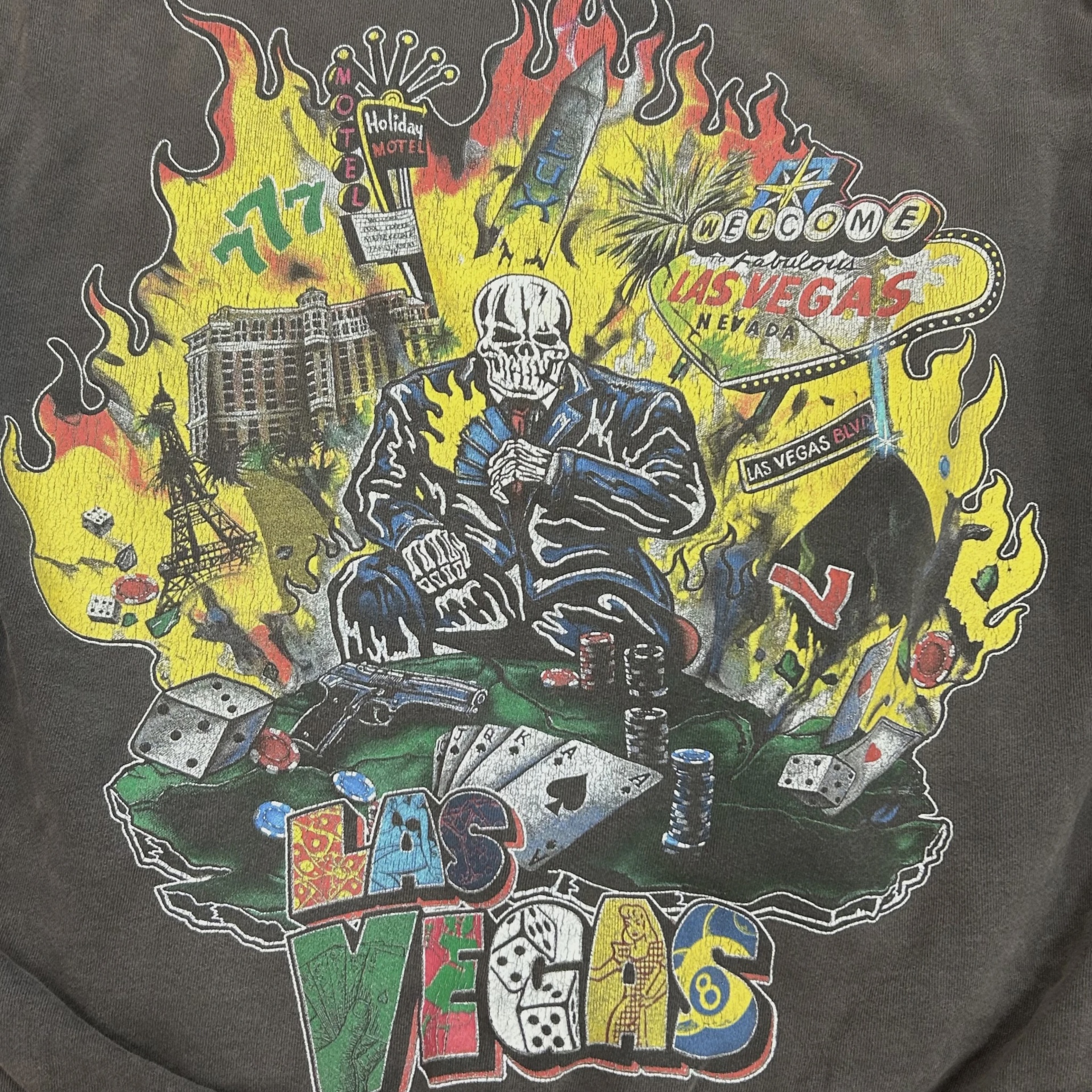 Warren Lotas "Broken Tables" Las Vegas Hooded Sweatshirt • Pre-Owned [6178] 3