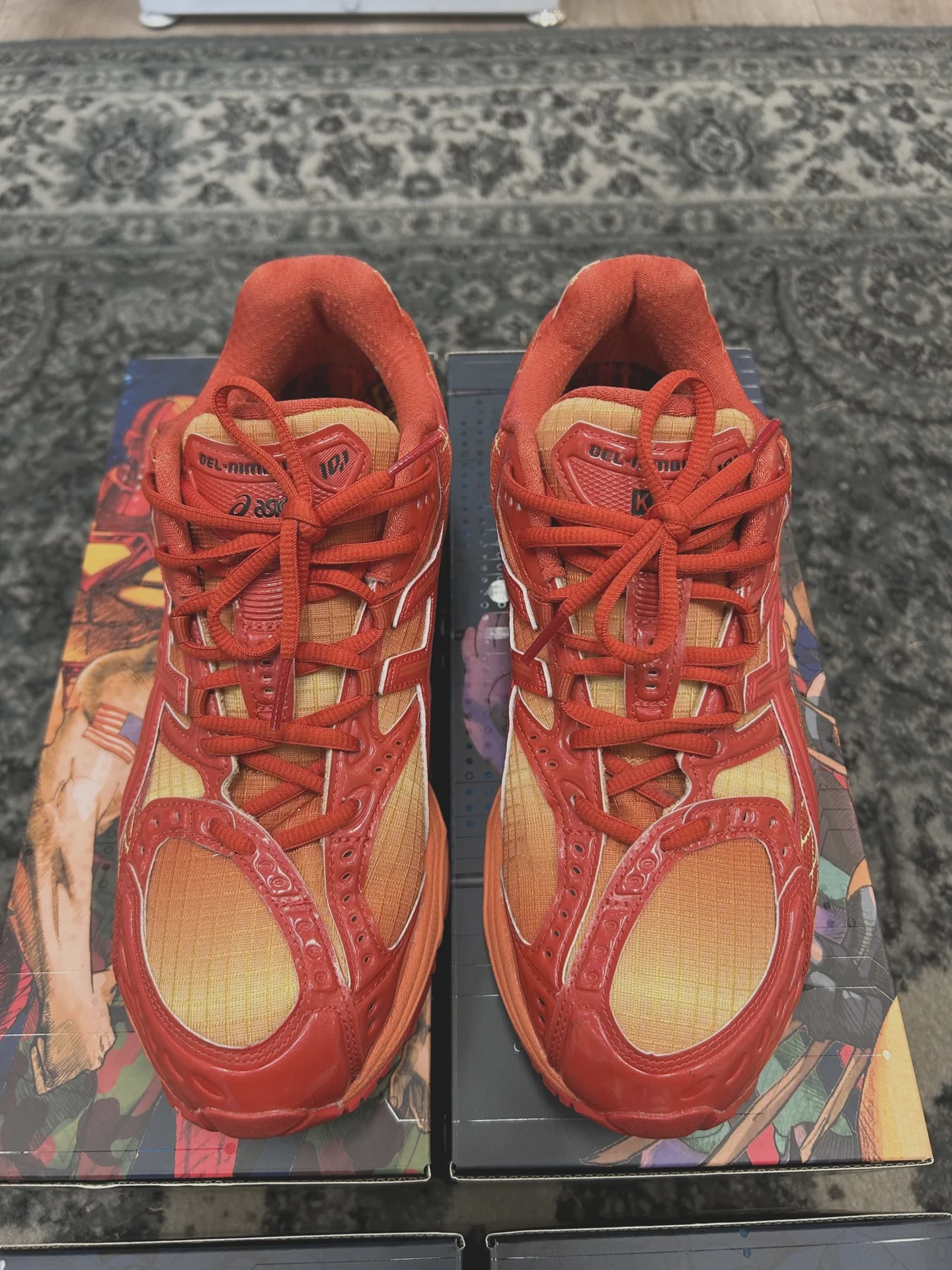 Kith ASICS Marvel Iron Man Vs. Mega Man with Box (2 pairs) - photo 10