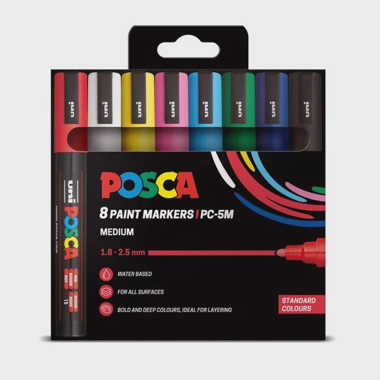 Mitsubishi - Posca 5M Standard Colours